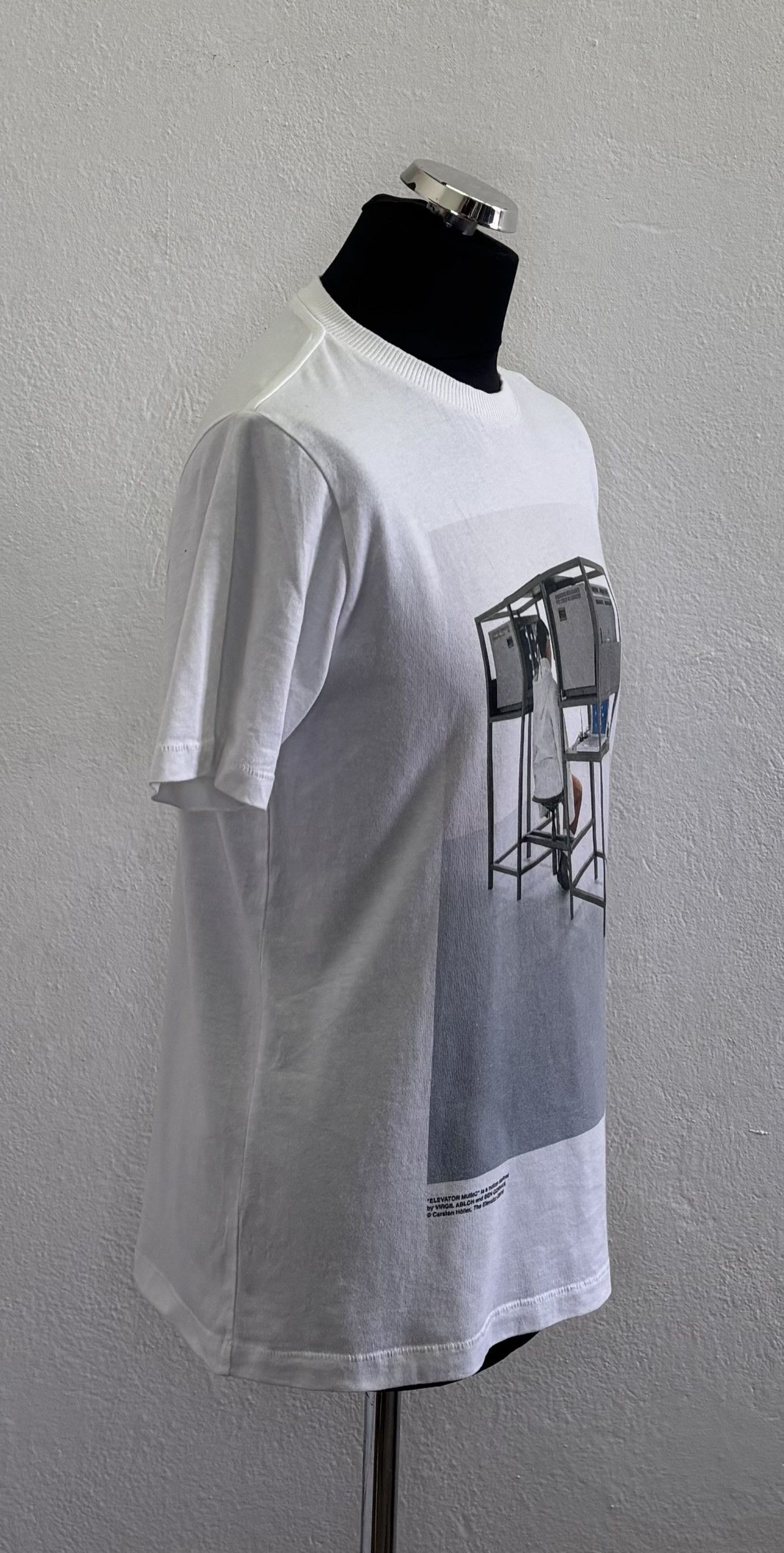 Off-White Off-White "Elevator Music" T-shirt Medium Size US M / EU 48-50 / 2 - 4 Thumbnail