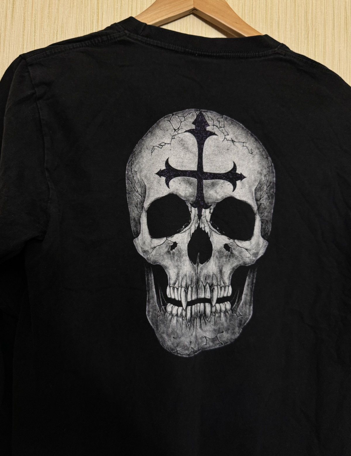 Band Tees × Vintage Vintage Y2K rock eagle tribal skull cross long sleeve tee Size US M / EU 48-50 / 2 - 4 Thumbnail