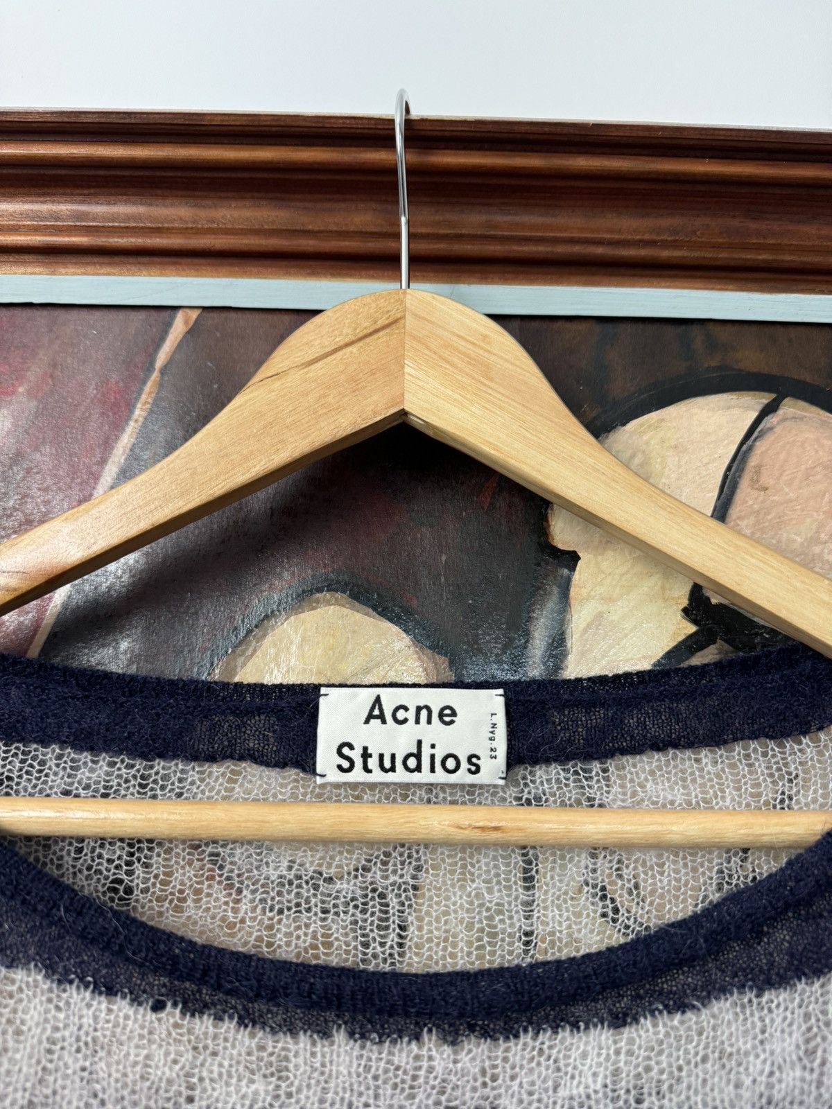 Acne Studios Acne Studios Mohair Sweater Knit Stripes Oversize Designer Size M / US 6-8 / IT 42-44 - 3 Thumbnail