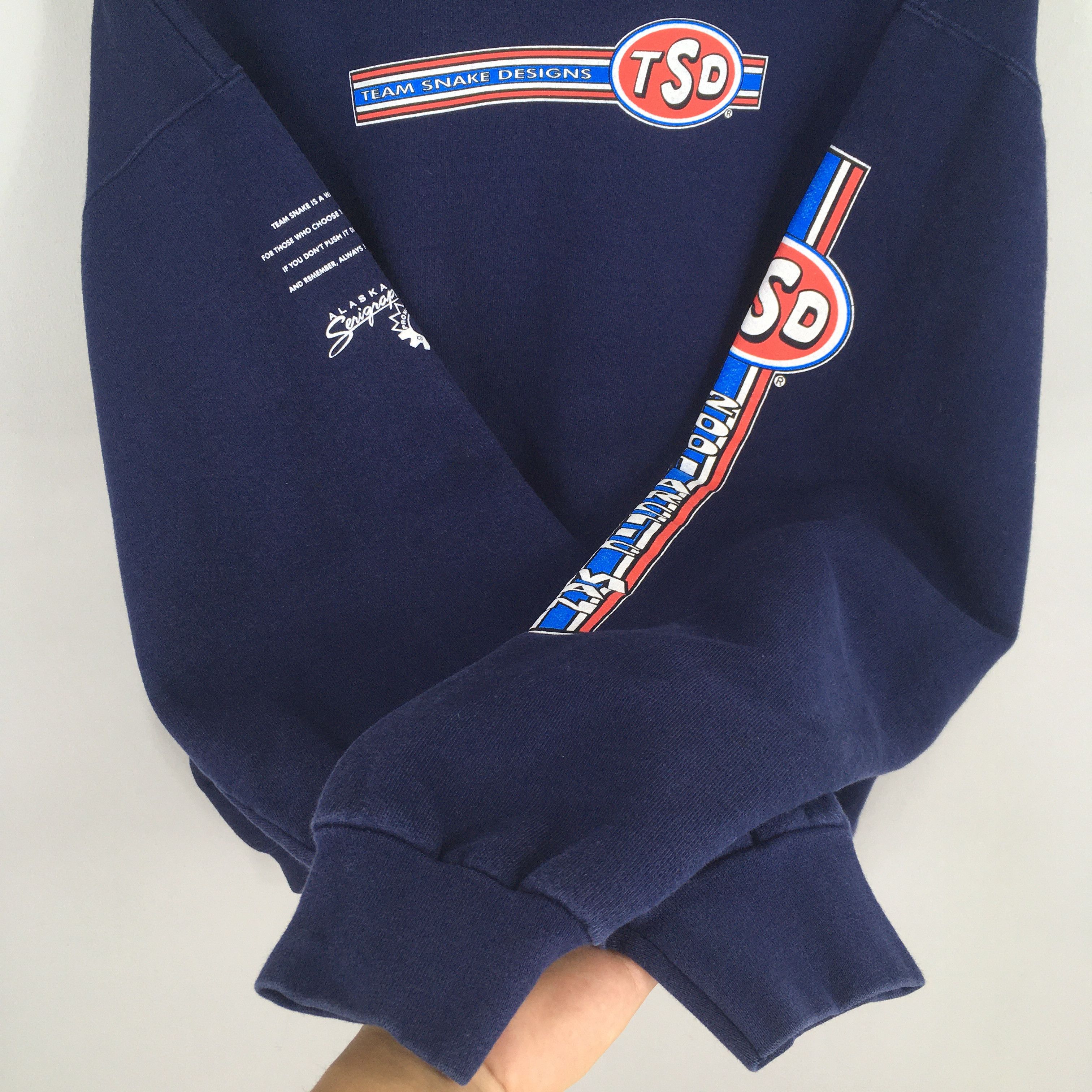 Vintage Vintage Team Snake Design TSD Snowmobile Sweatshirt XLarge Size US XL / EU 56 / 4 - 5 Thumbnail