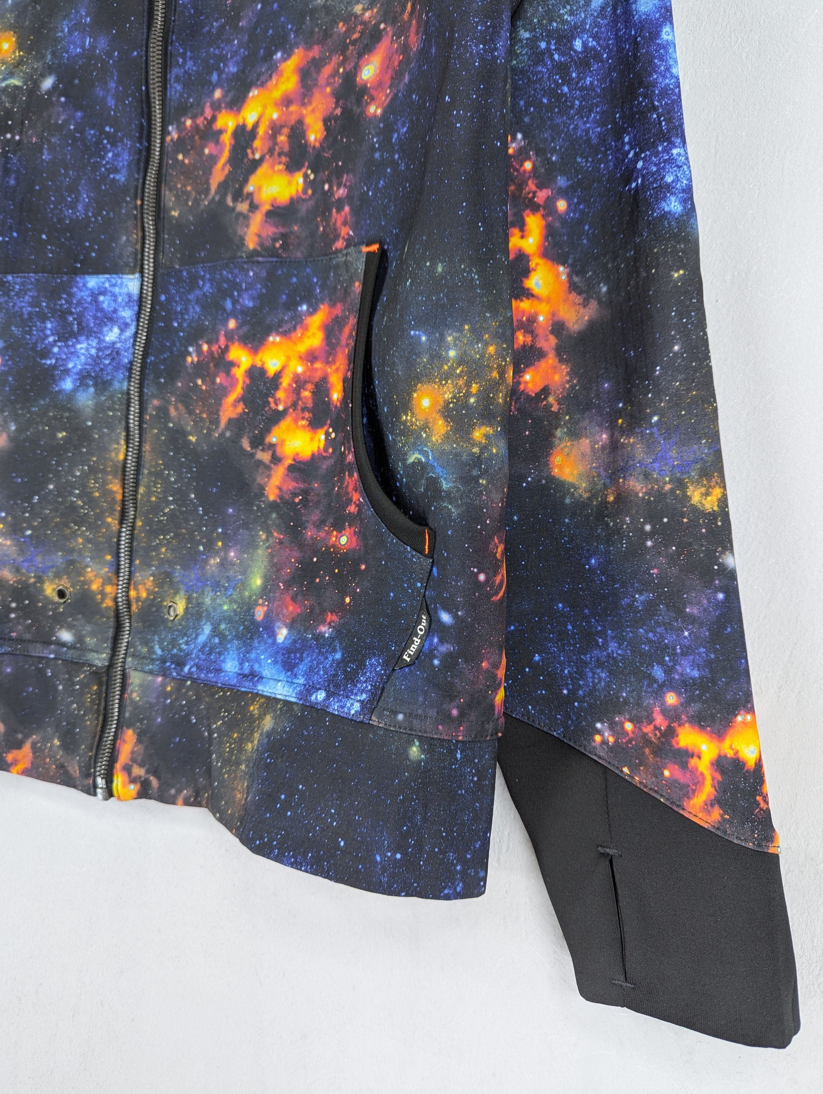 Japanese Brand Japanese Brand Find Out Galaxy Printed Hoodie Zipper Jacket Size US M / EU 48-50 / 2 - 4 Thumbnail
