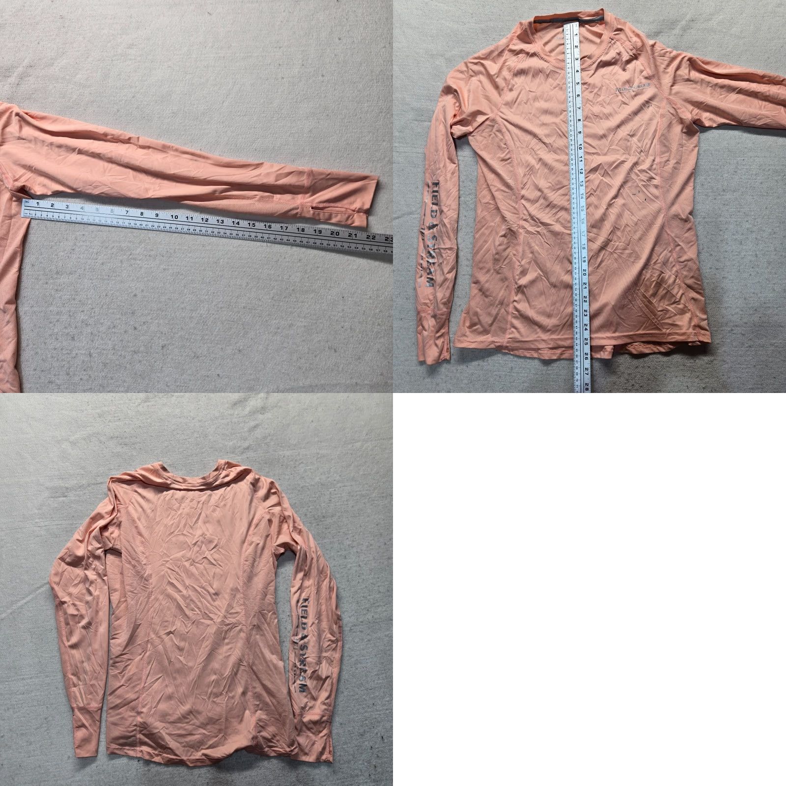 Pinko Field & Stream Shirt Womens Large Pink T-Shirt Long Sleeve Outdoor Casual Size L / US 10 / IT 46 - 8 Thumbnail