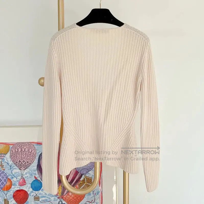Dior Dior Beige Wool Long Sleeve Sweater . Size XS / US 0-2 / IT 36-38 - 2 Thumbnail