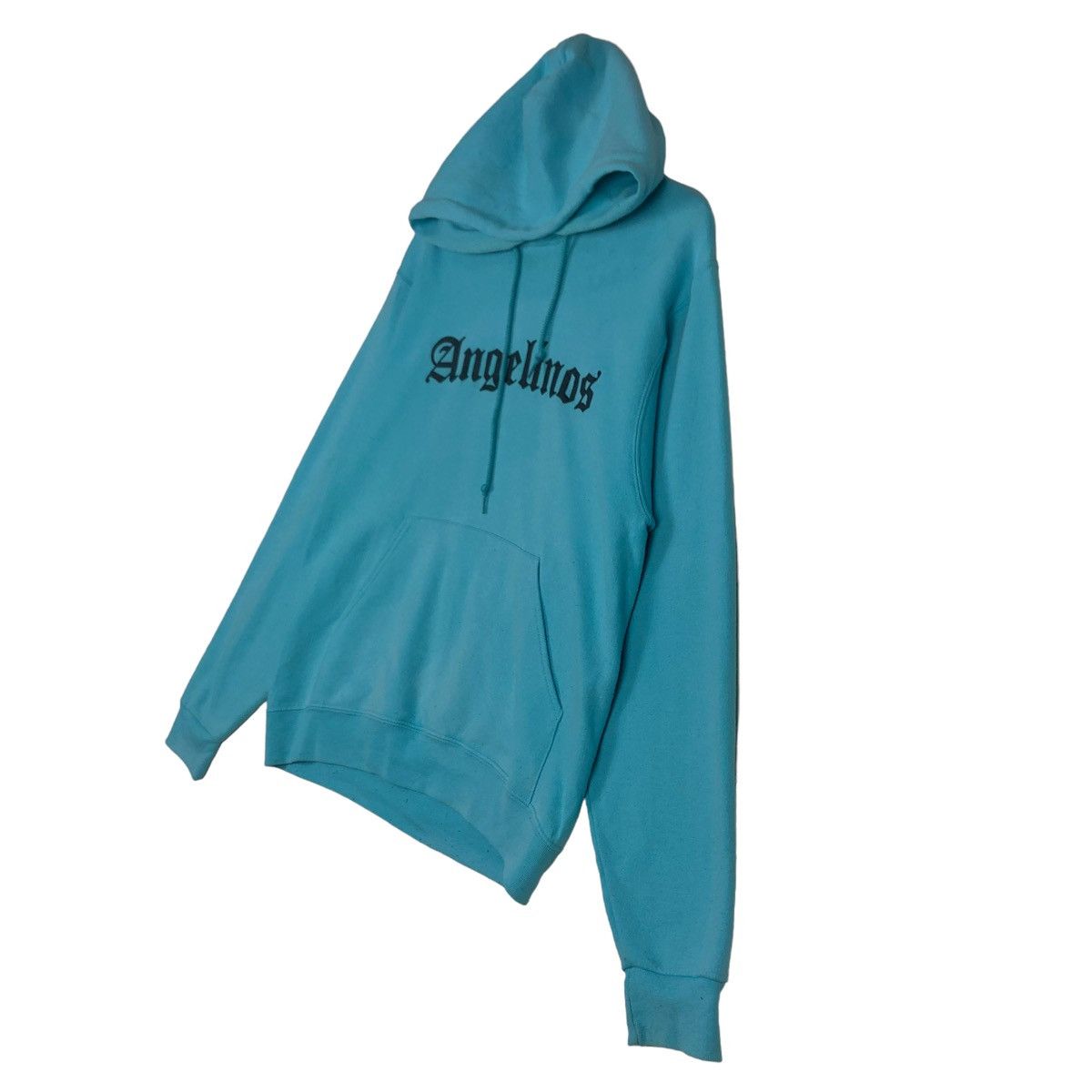 Vintage 🔥Vtg Hoodie Pull Over Jerzees USA Angelinos Big Logo Size US S / EU 44-46 / 1 - 2 Thumbnail