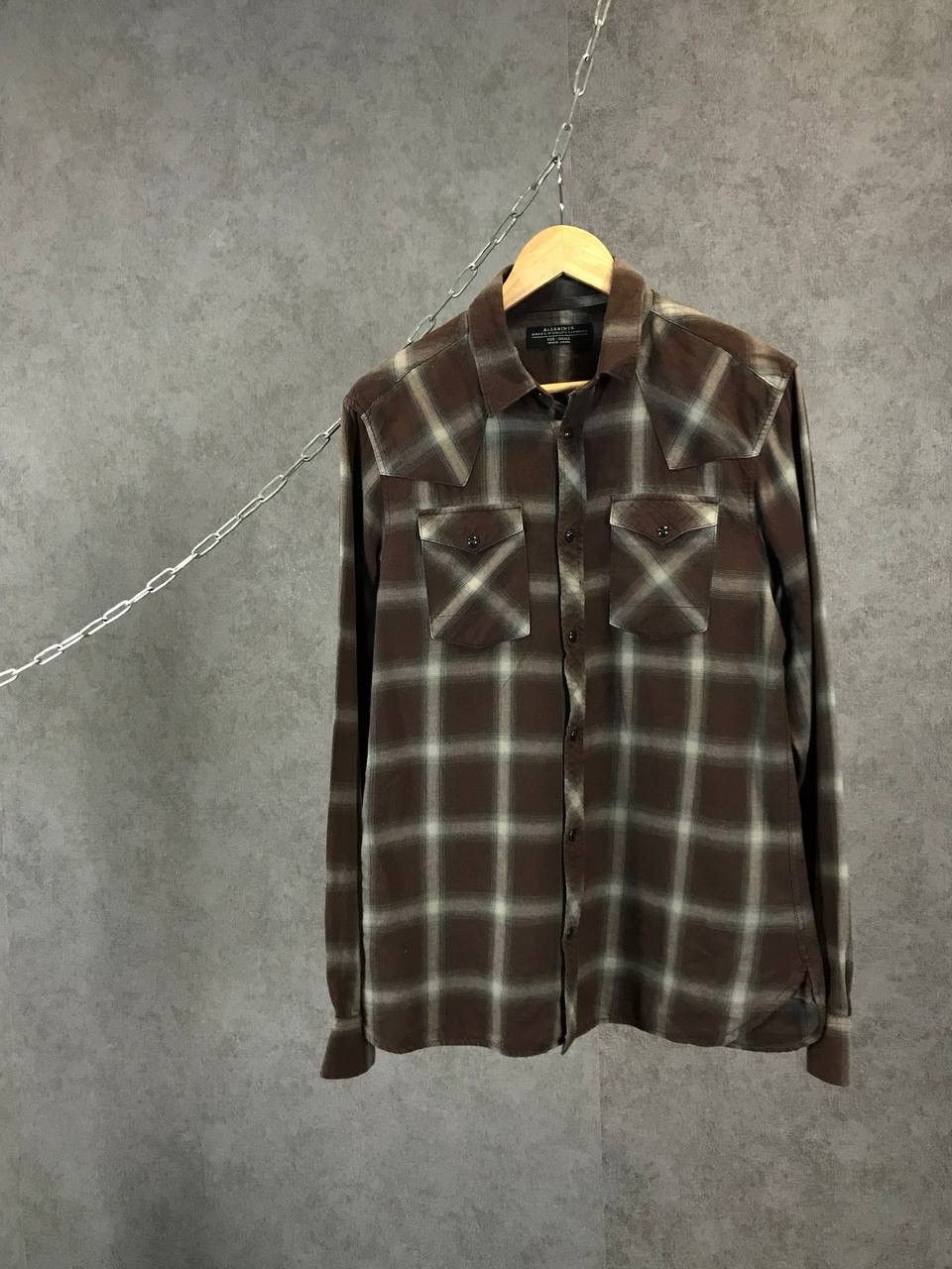 Allsaints Allsaints flannel shirt Size US S / EU 44-46 / 1 - 1 Thumbnail