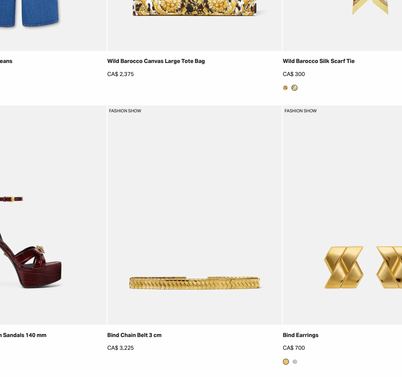 Versace $3225 new VERSACE rare runway metal chain BELT medusa gold Size ONE SIZE - 14 Thumbnail