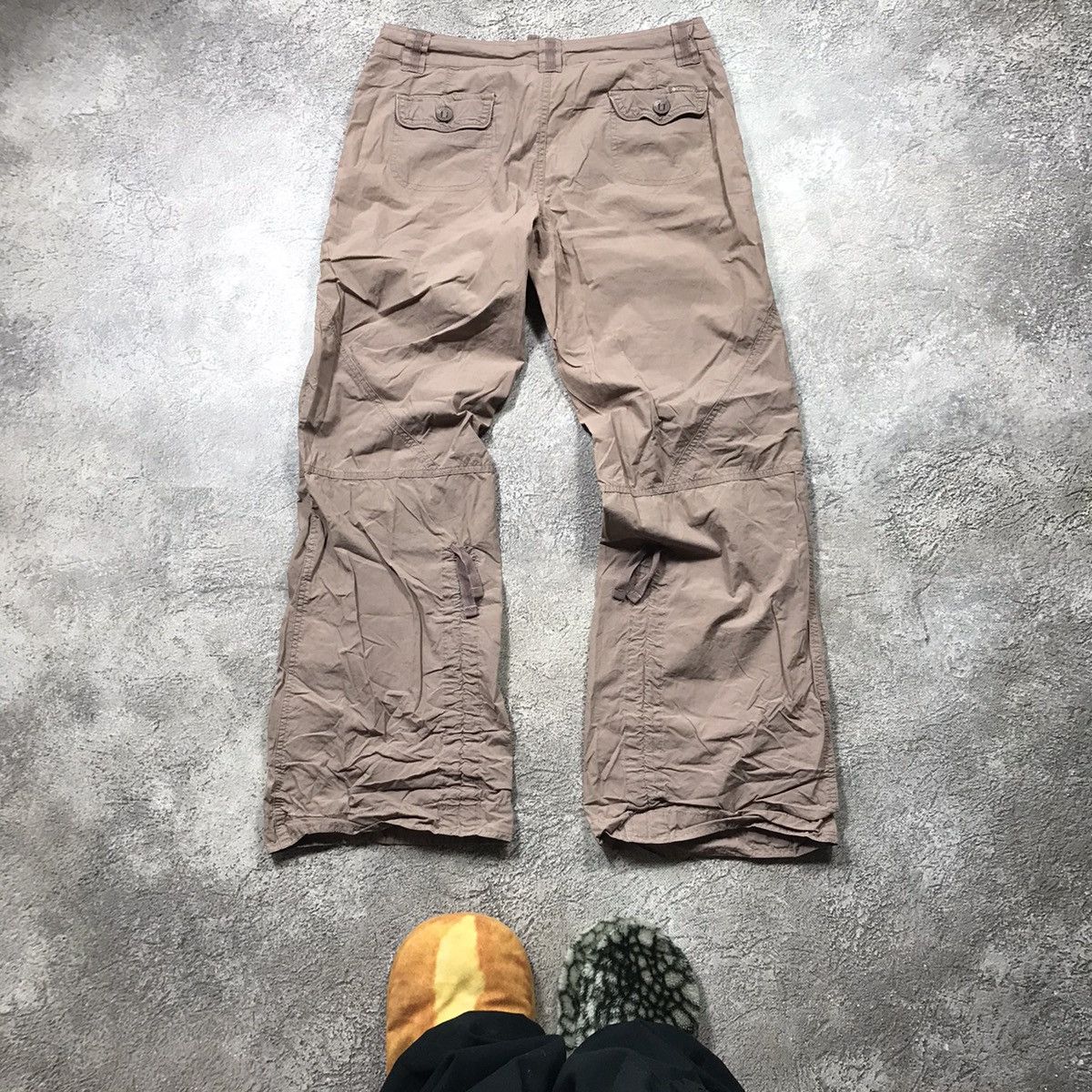 Vintage Vintage 90s Baggy Cargo Pants Distressed Parachute Grunge 30 Size 30" / US 8 / IT 44 - 5 Thumbnail