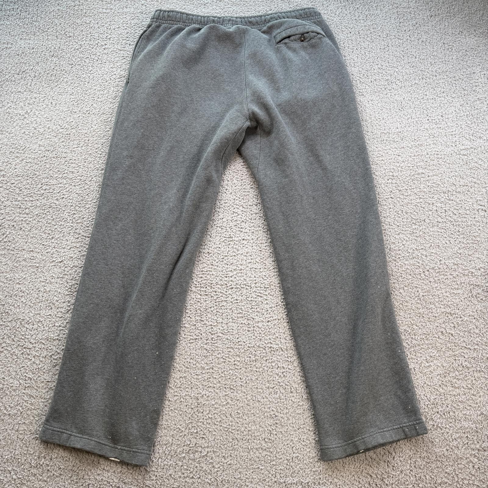 Nike Nike Gray Mens Embroidered Logo Sweatpants Fleece Joggers Size US 36 / EU 52 - 2 Thumbnail