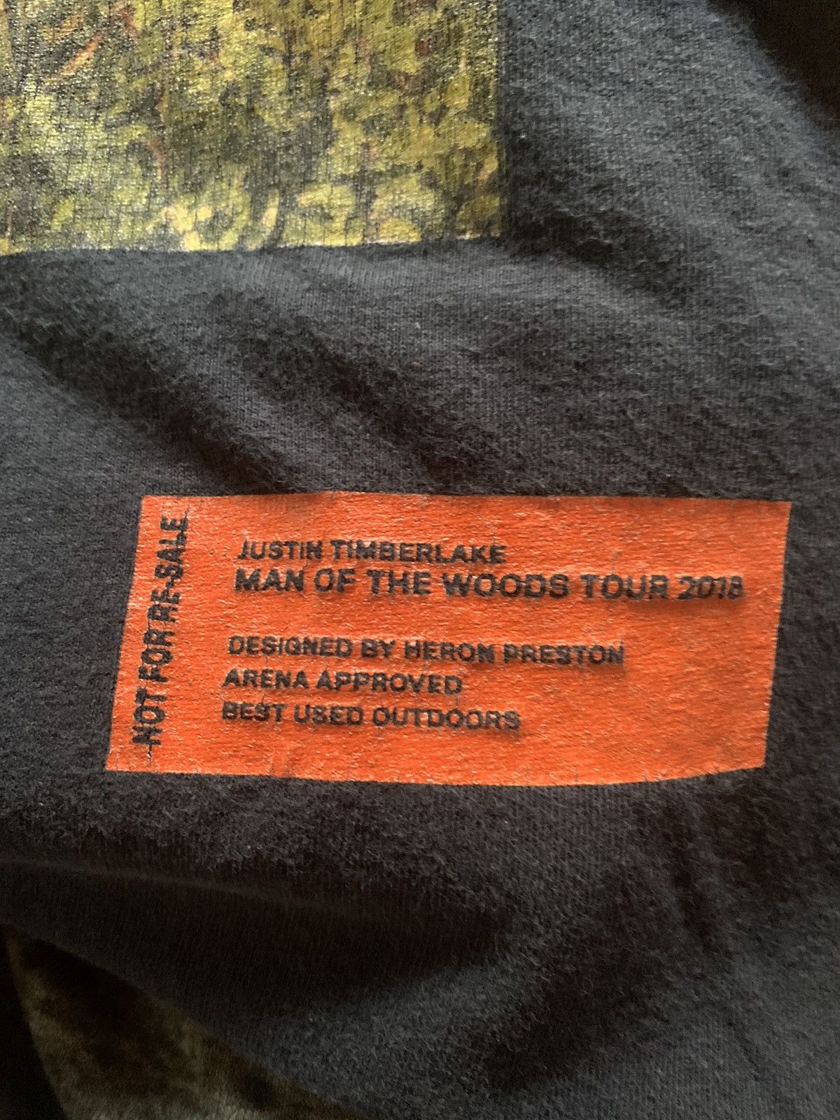 Band Tees × Designer × Heron Preston RARE* Heron Preston Justin Timberlake Man Of The Woods Shirt Size US L / EU 52-54 / 3 - 9 Thumbnail