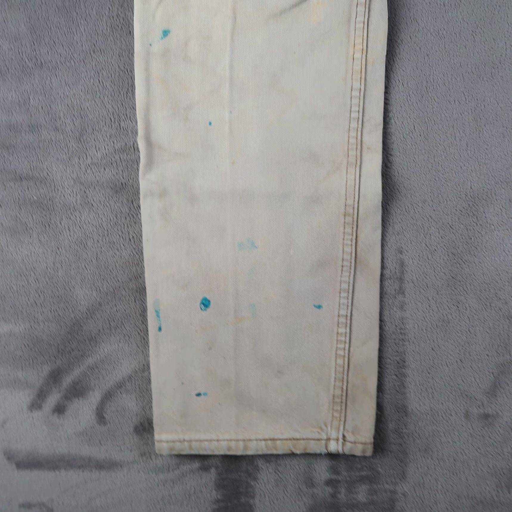 Levi's VINTAGE Levi's 501 Jeans Gray Mens 34x30 Denim Straight 5-Pocket USA Made 90s 501 Series Size US 34 / EU 50 - 3 Thumbnail