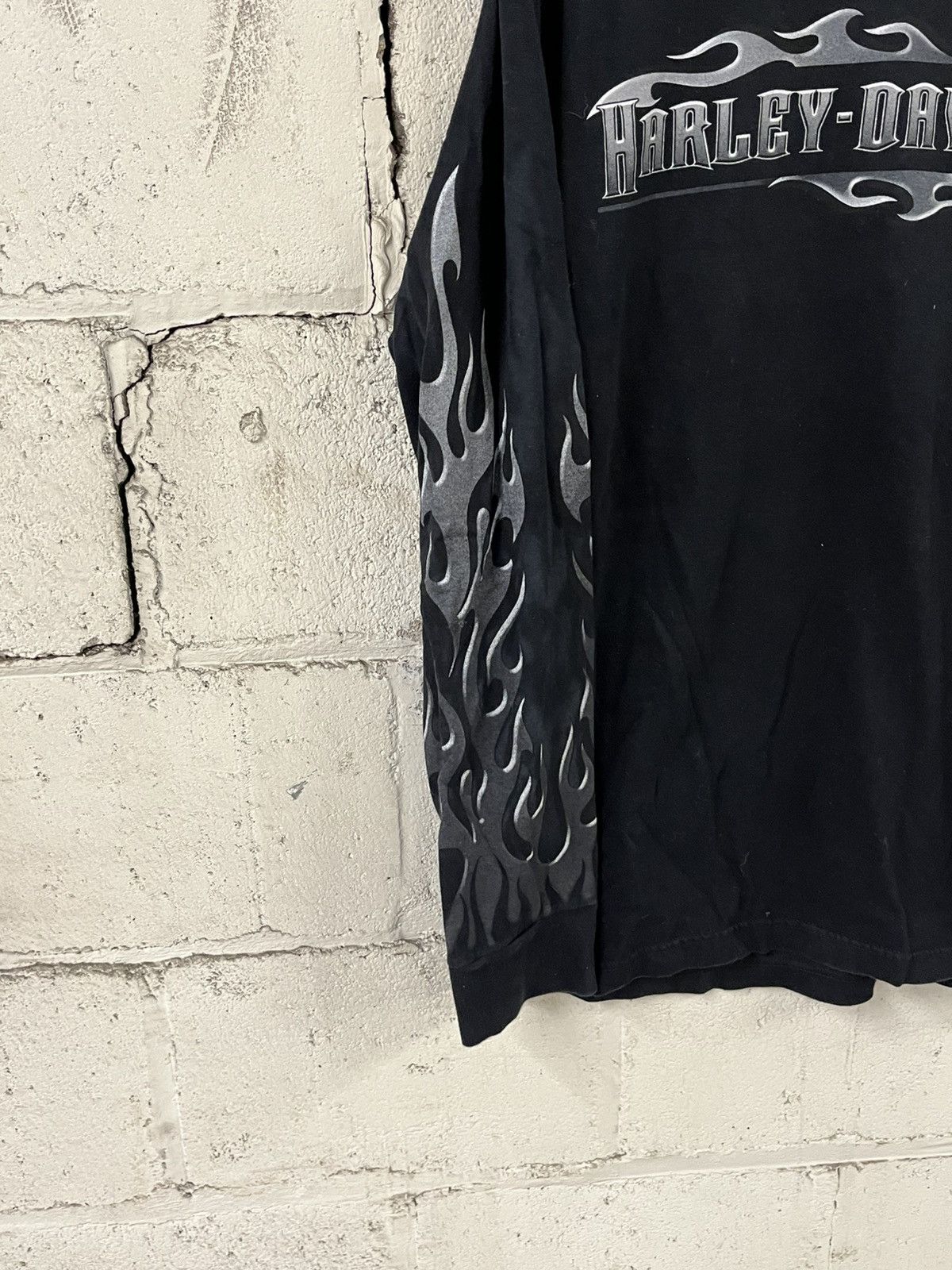 Harley Davidson Harley Davidson flame longsleeve rare streetwear hype skater Size US M / EU 48-50 / 2 - 5 Thumbnail