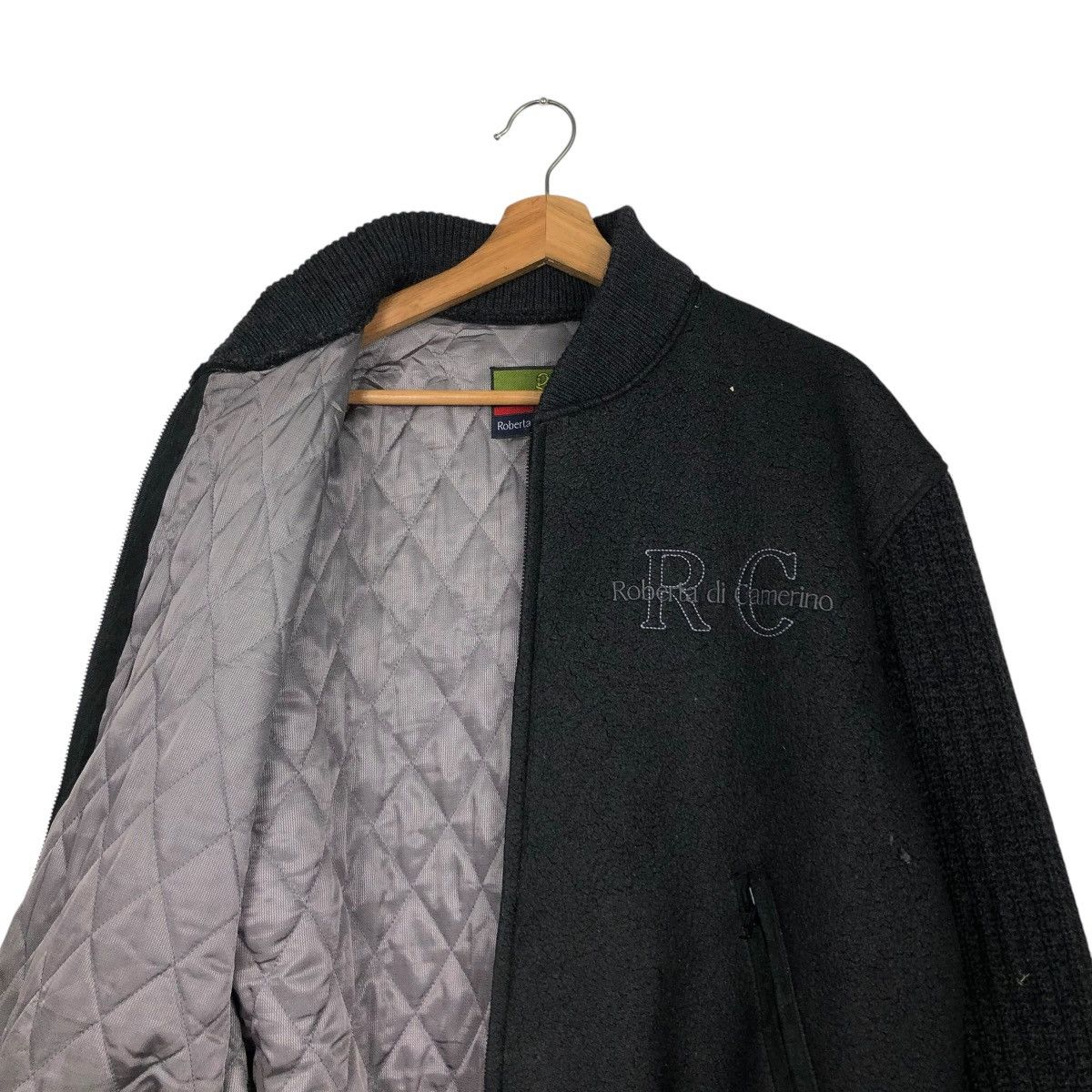 Japanese Brand 🔥VINTAGE BOMBER JACKET ROBERTA DI CAMERINO ISSEY MIYAKE Size US M / EU 48-50 / 2 - 14 Thumbnail