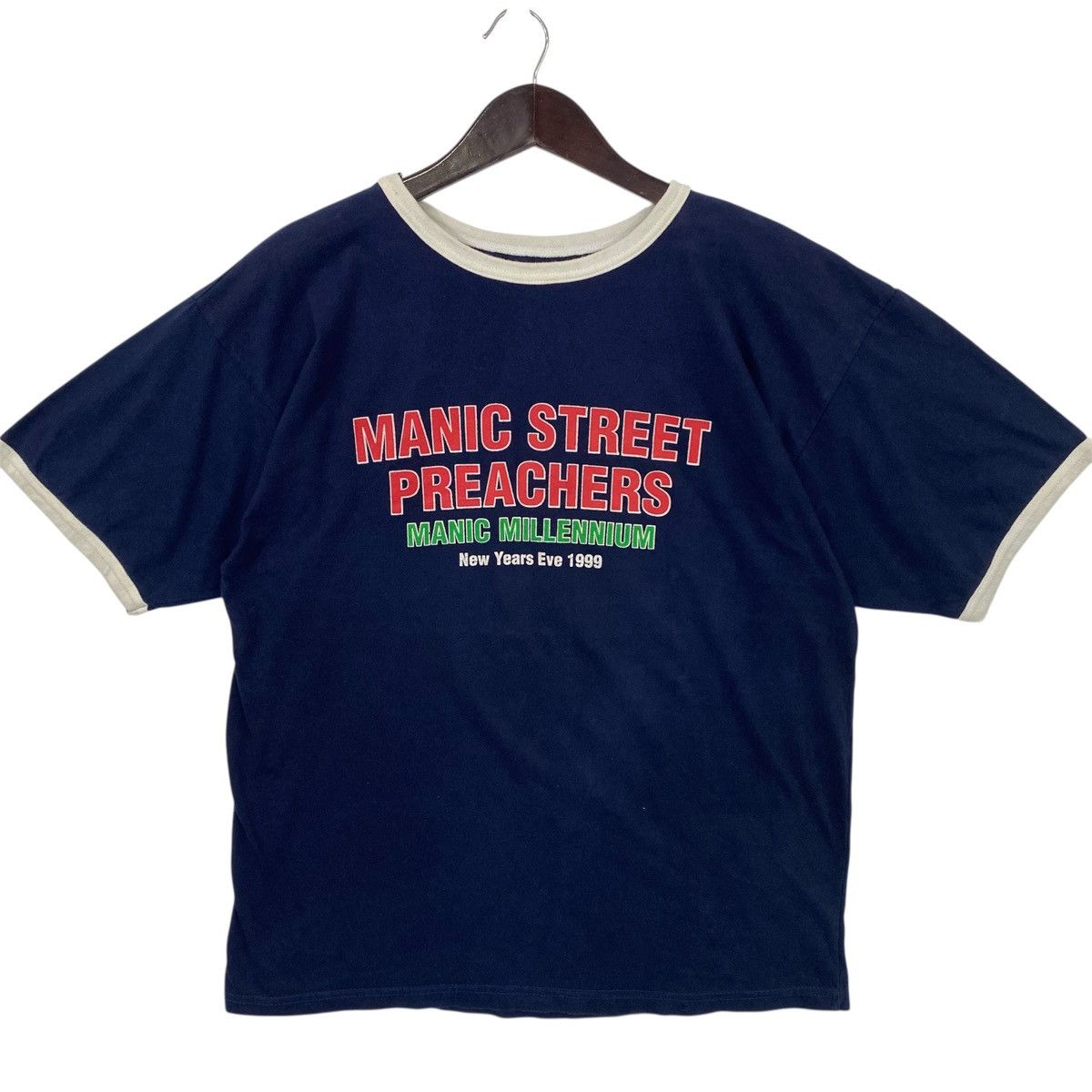 Band Tees 💥VINTAGE MANIC STREET PREACHERS band millennium 1999 shirt Size US L / EU 52-54 / 3 - 1 Thumbnail