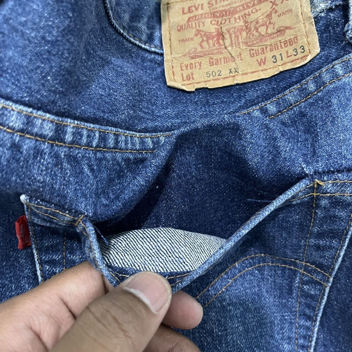Levi's VINTAGE LEVI's 502xx Big E Selvedge Jeans Size US 28 / EU 44 - 20 Thumbnail