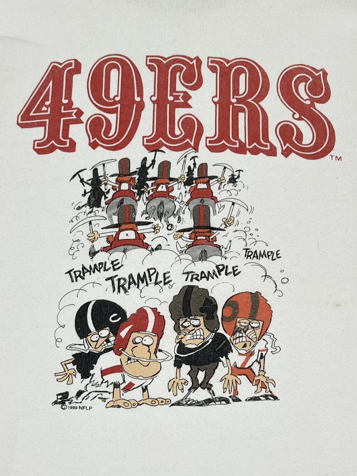 NFL VINTAGE 1989 49ERS AMERICAN FOOTBALL SPORT SWEATSHIRT Size US L / EU 52-54 / 3 - 4 Thumbnail