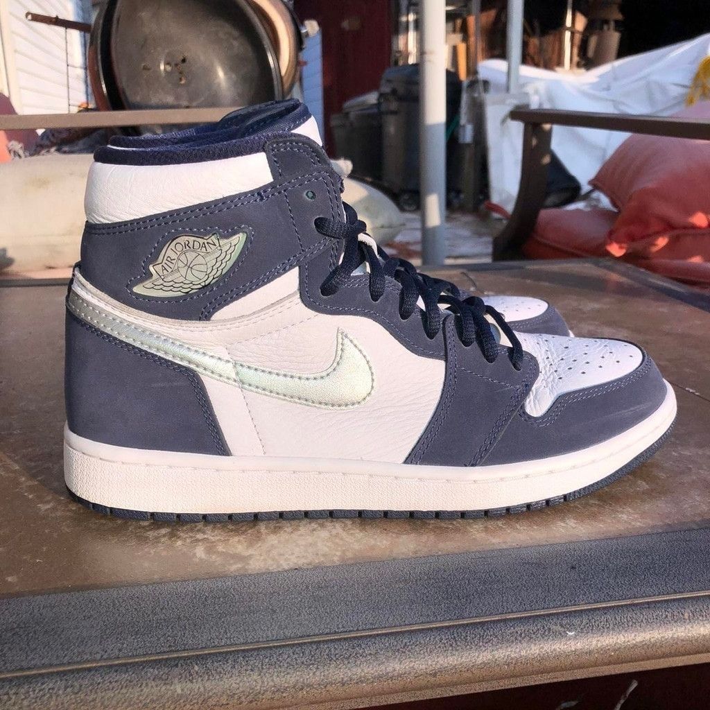 Jordan Brand Nike Air Jordan Retro 1 High COJP Midnight Navy Size 9 Size US 9 / EU 42 - 1 Thumbnail