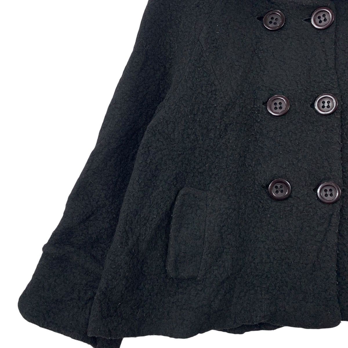 Vintage Vintage ELENAD Italian Designer Wool Peacoat Jacket Size XL / US 12-14 / IT 48-50 - 5 Thumbnail