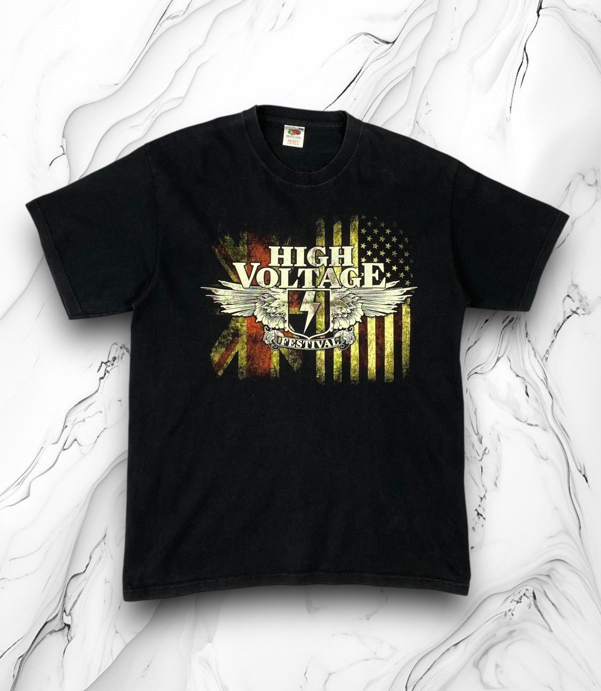 Band Tees × Vintage Vintage High Voltage Festival 2010 Rock Music Tee Size US L / EU 52-54 / 3 - 1 Thumbnail
