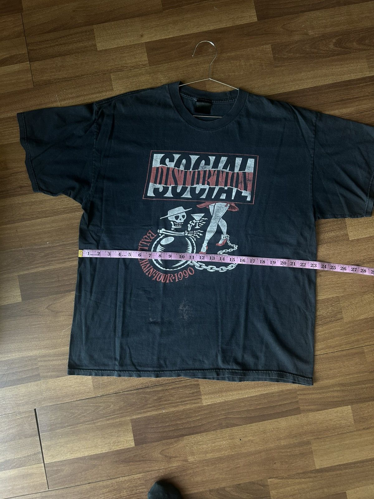 Band Tees Vintage Thrashed Social Distortion Shirt Ball And Chain Size US L / EU 52-54 / 3 - 8 Thumbnail