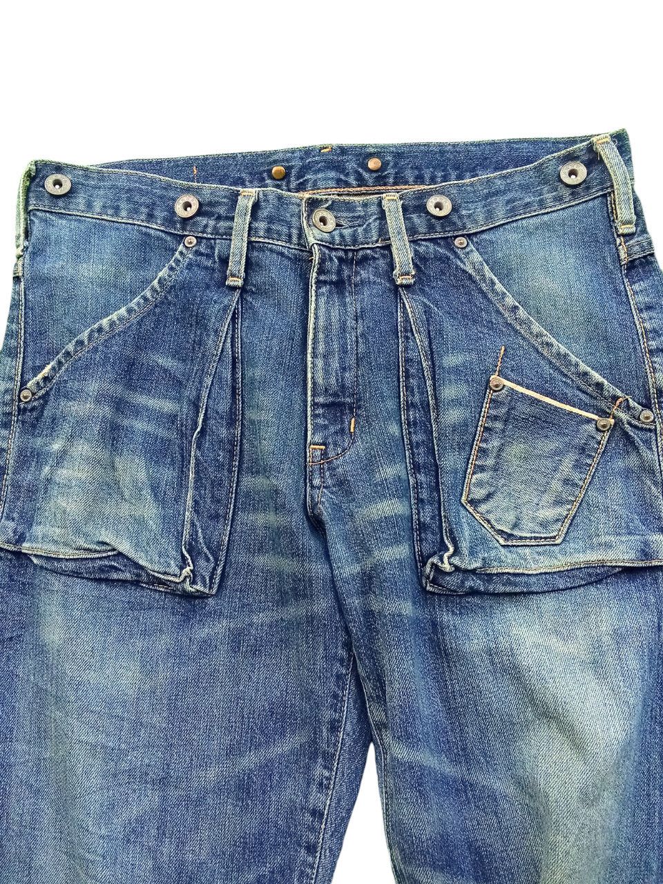 If Six Was Nine × Japanese Brand × Jean Rare 🔥 Japanese Jeans Selvedge Like Kapital W32 Size US 32 / EU 48 - 7 Thumbnail