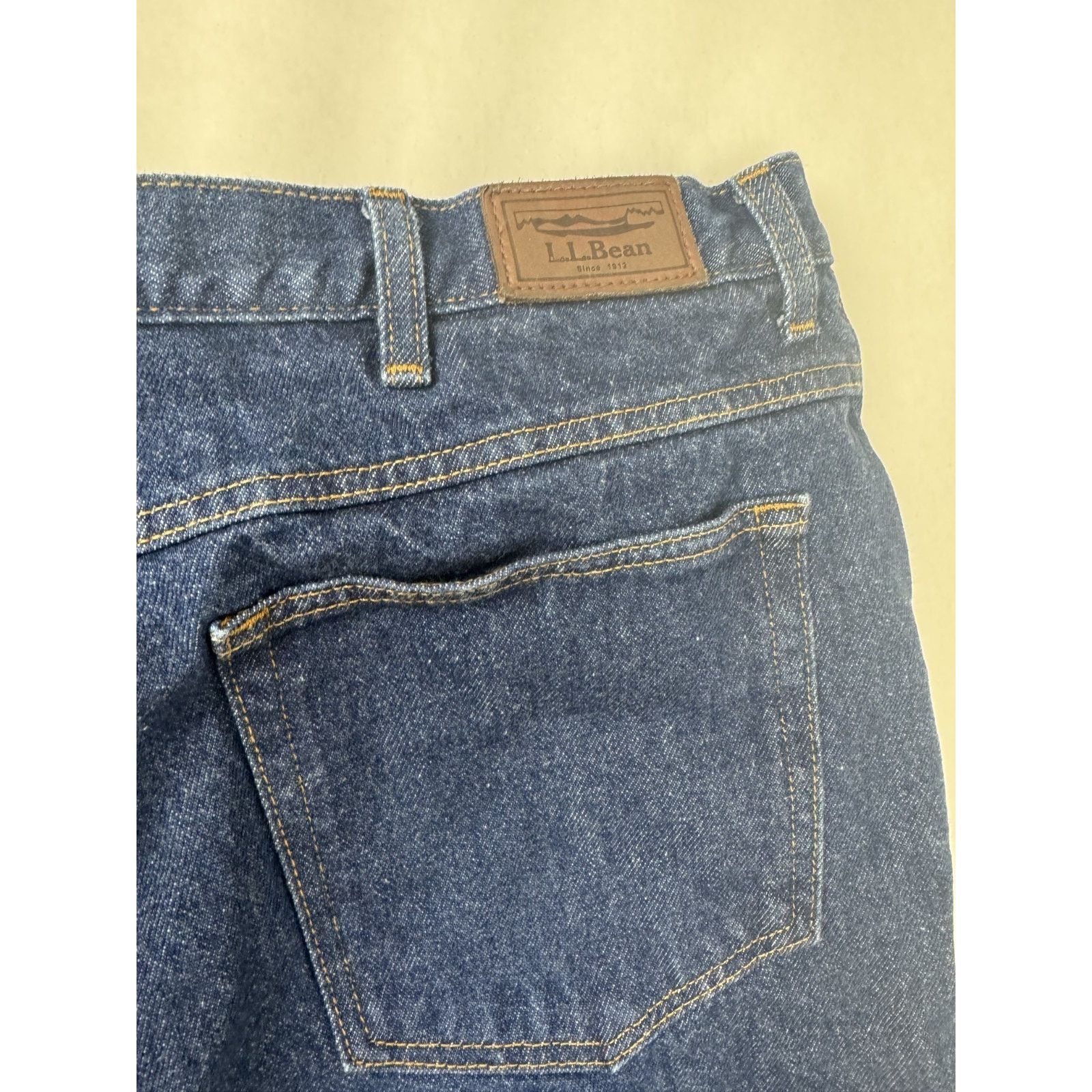 L.L. Bean LL Bean Men's Natural Fit Jeans 100% Cotton Relaxed 42 * 28 Size US 42 / EU 58 - 7 Thumbnail