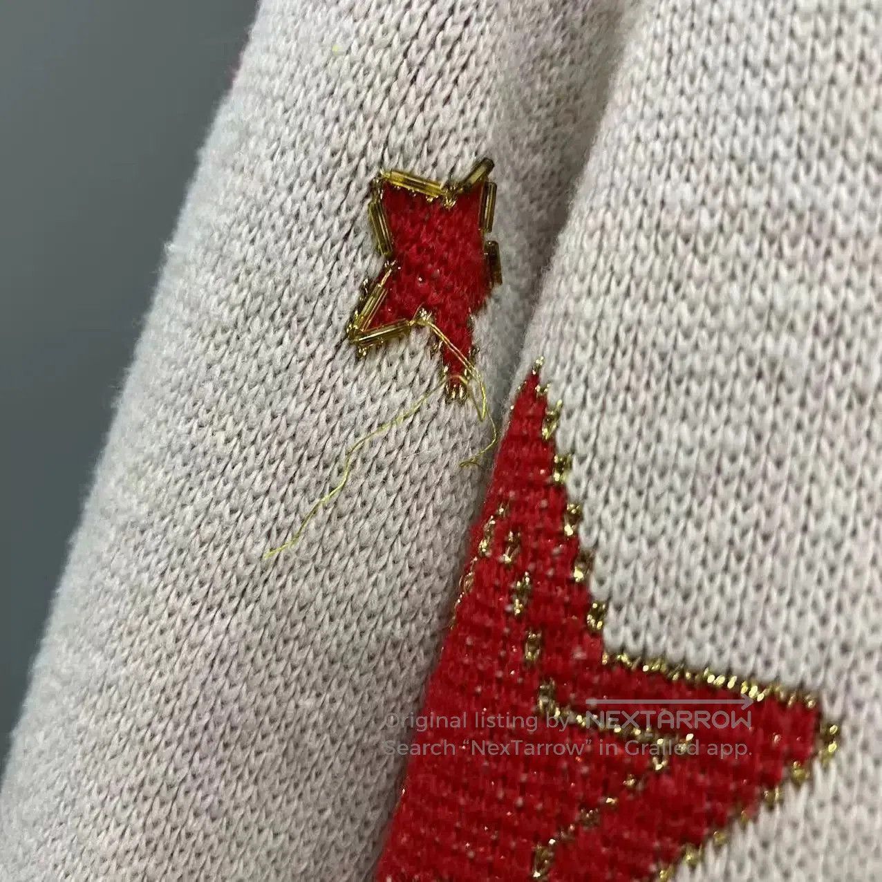 Gucci Gucci Sequin Pearl Embroidered Knit Cardigan. Size M / US 6-8 / IT 42-44 - 5 Thumbnail