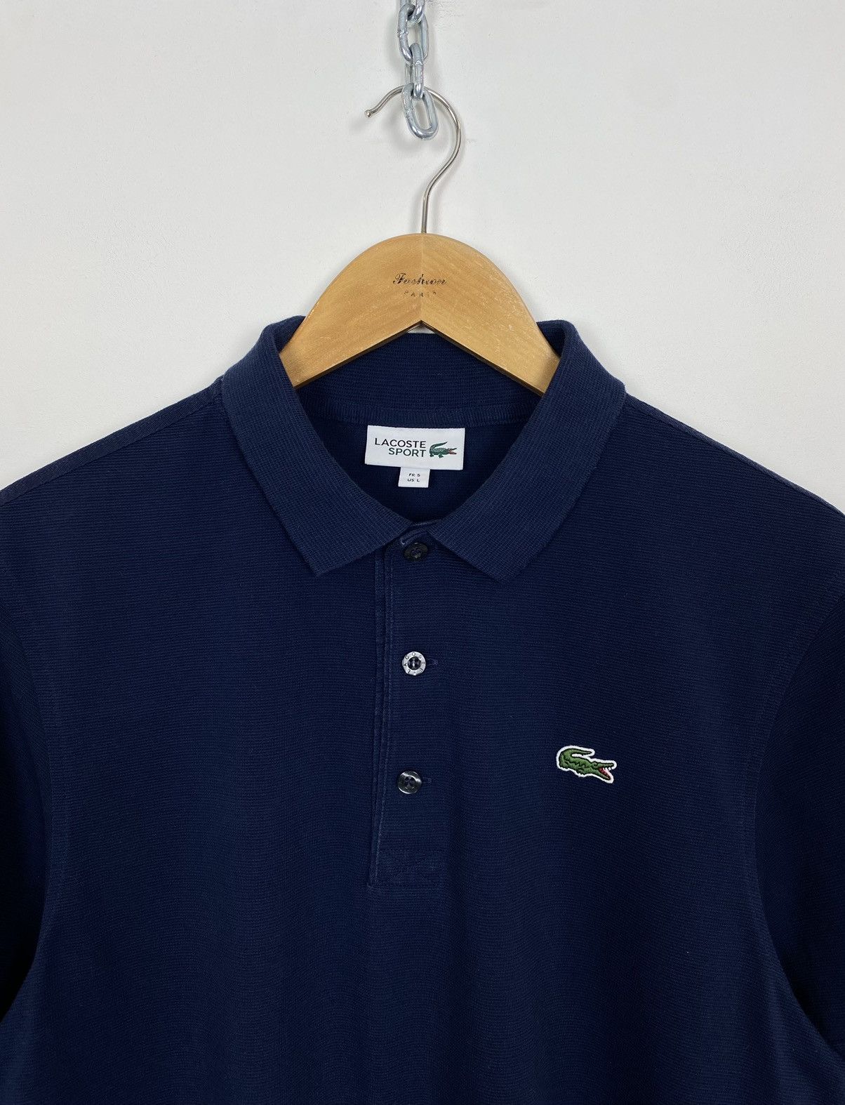 Lacoste Lacoste Sport Polo Shirt Classic Short Sleeve Size 5 L Blue Size US L / EU 52-54 / 3 - 2 Thumbnail