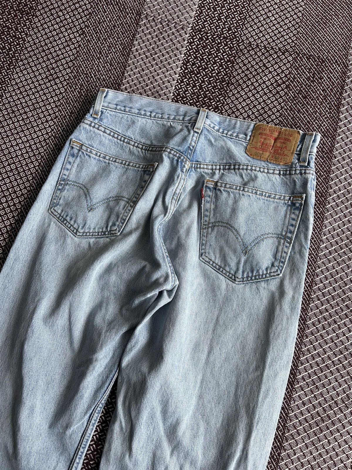 Levi's Vintage Levis 505 Jeans 90s Regular Fit Wash Denim Size W33 Size US 33 - 7 Thumbnail