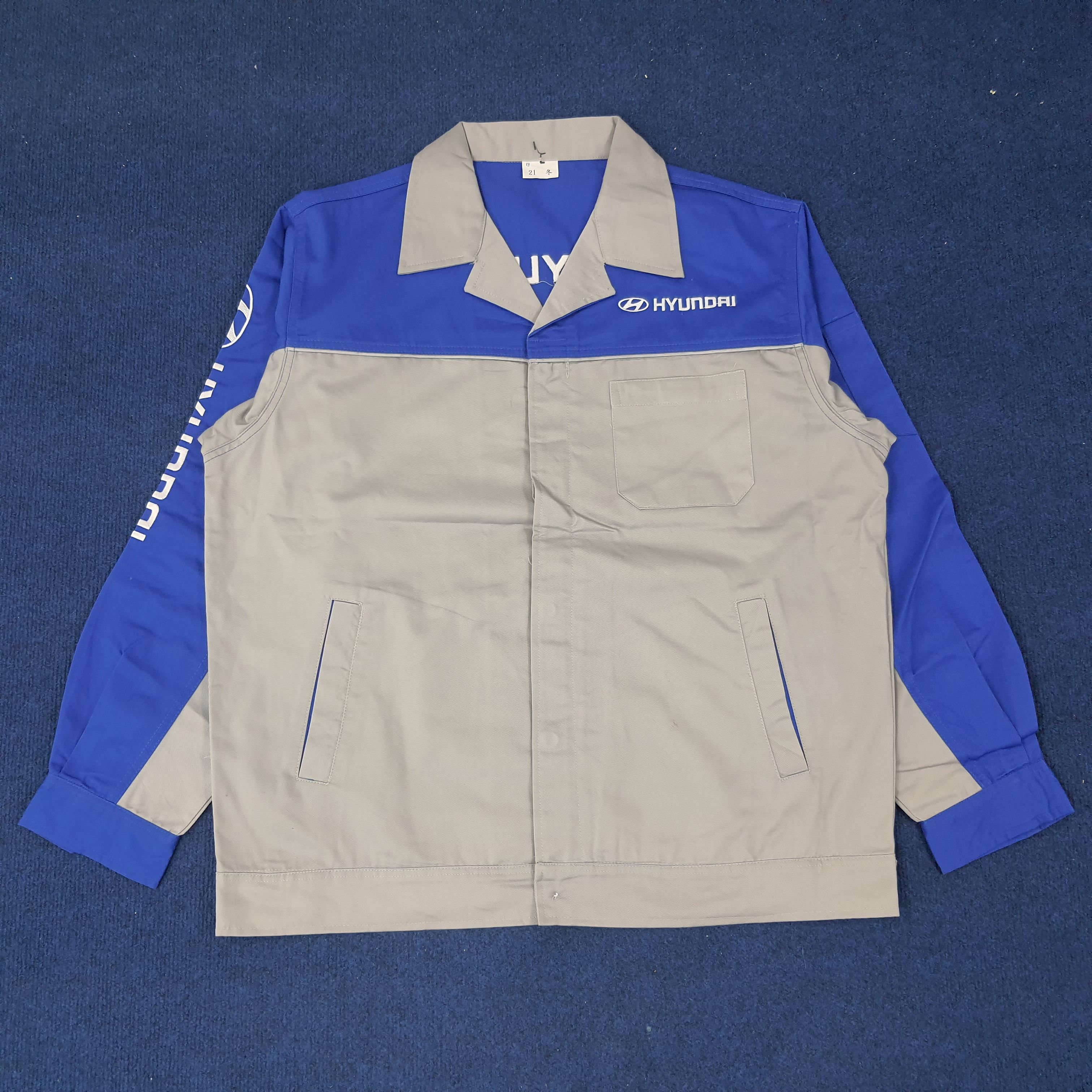 Vintage Vintage Hyundai Motorsports Racing Jacket C219N35 Size US L / EU 52-54 / 3 - 3 Thumbnail