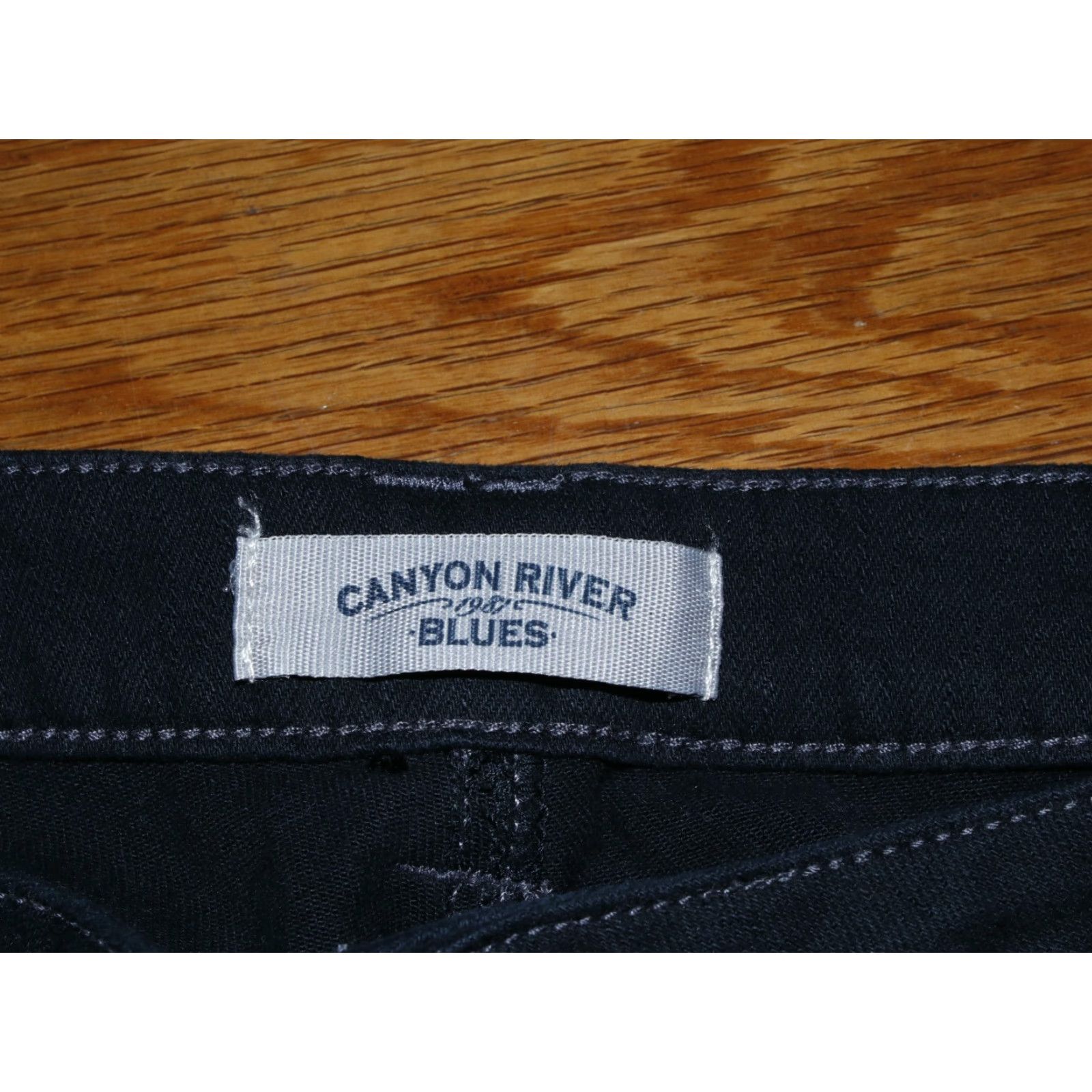 Vintage VINTAGE Canyon River Blues Women's Skinny Jeans Casual Pants Stretch Black 16 City Retro Size 38" / US 16 / IT 52 - 7 Thumbnail