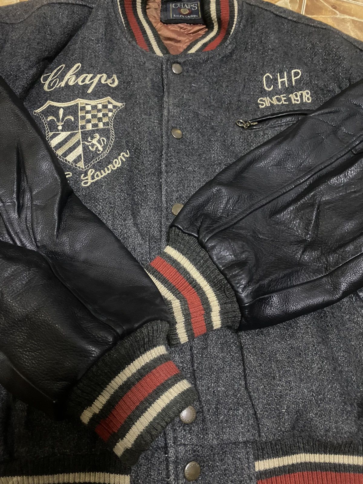 Ralph Lauren Vintage Varsity Jacket Ralph Lauren🔥 Size US XXL / EU 58 / 5 - 10 Thumbnail