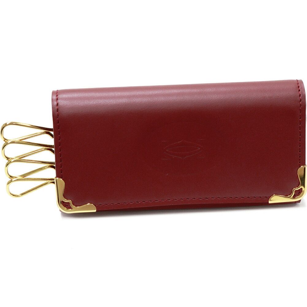 Cartier Cartier Cartier Must Line Calfskin 4 Key Case Leather Key case DUTY FREE for USA Size ONE SIZE - 1 Thumbnail