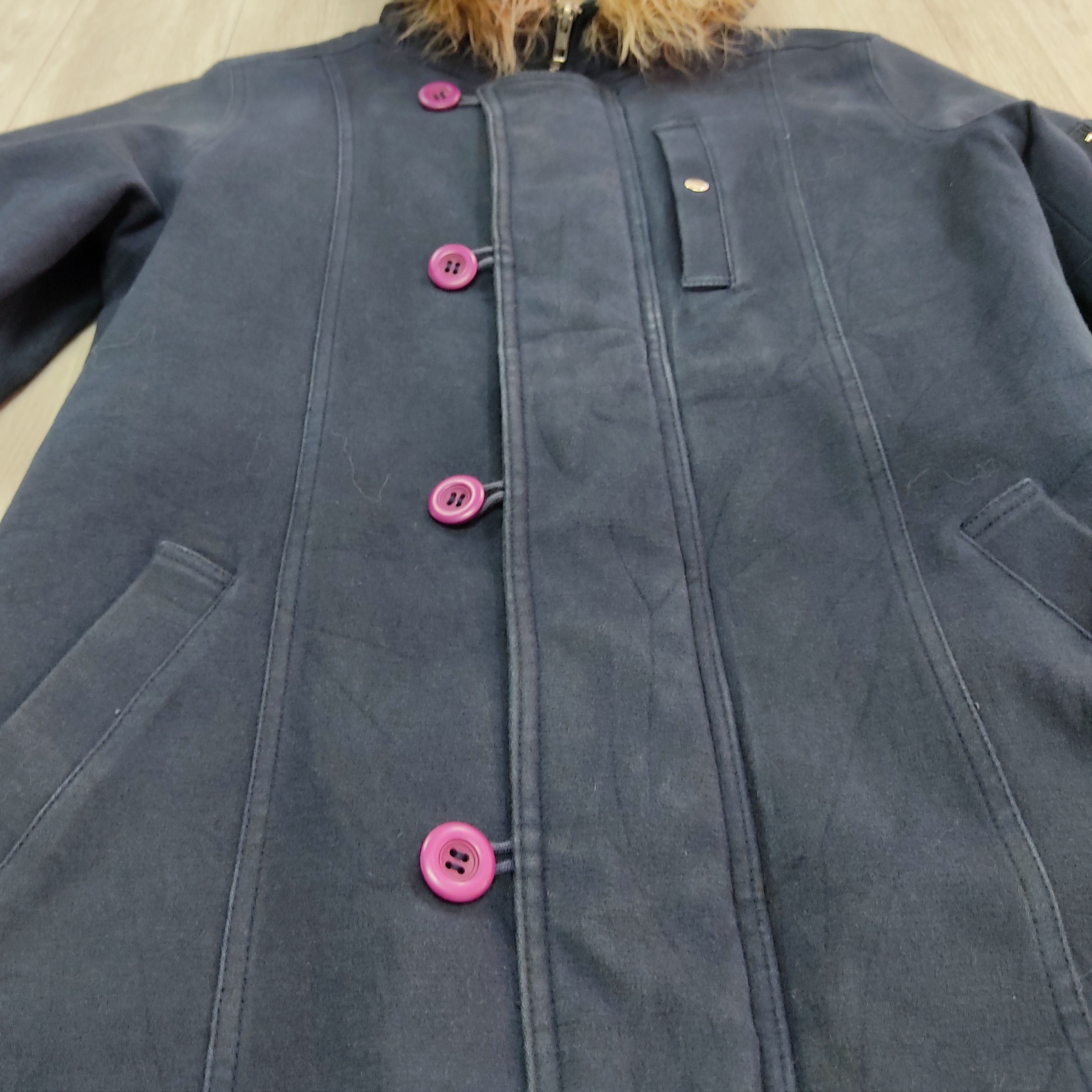 If Six Was Nine ALGONQUINS Racoon Fur Hooded Moleskins Parka Coat Size US XS / EU 42 / 0 - 7 Thumbnail