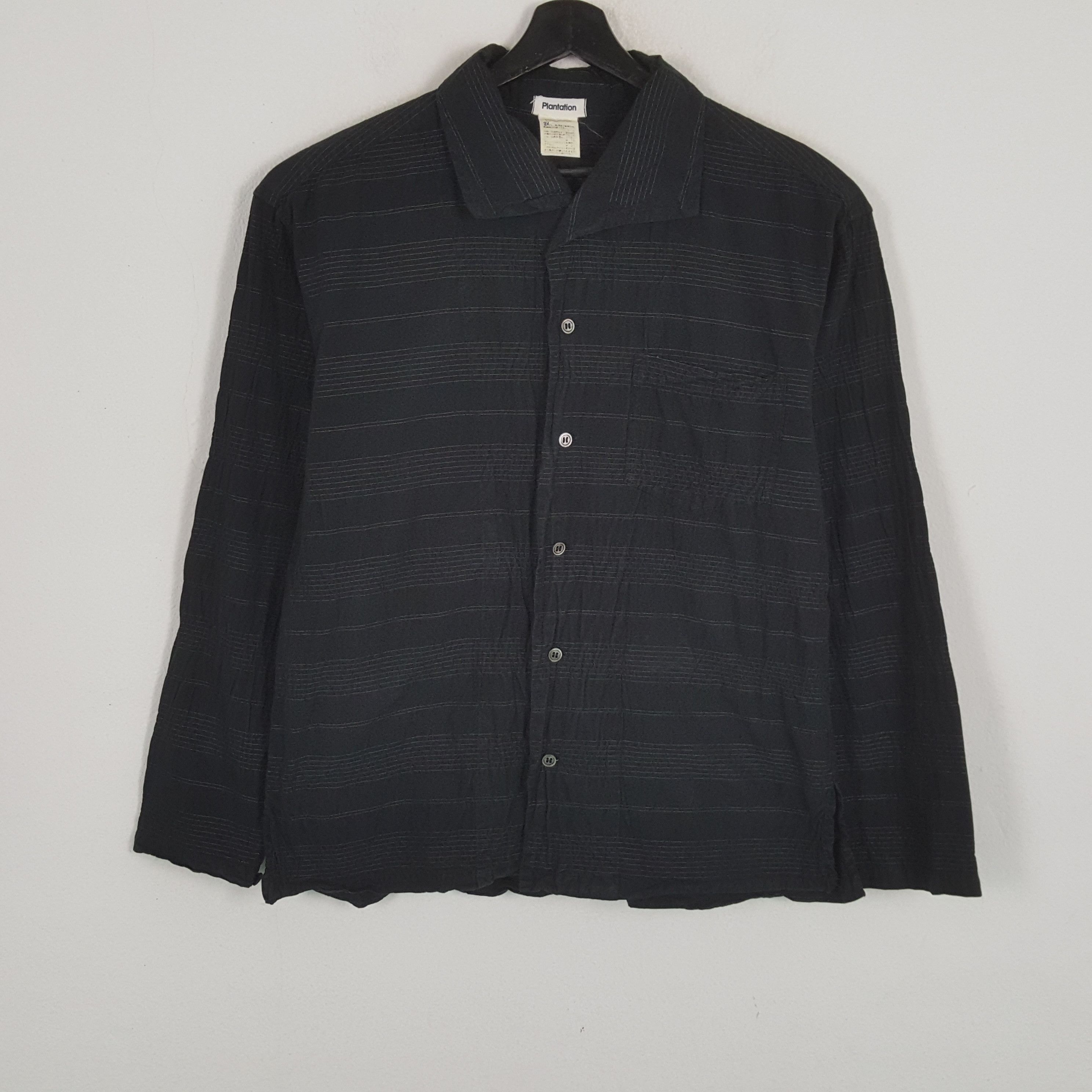 Issey Miyake × Japanese Brand × Vintage PLANTATION by ISSEY MIYAKE Japanese Designer Brand Shirt Size US L / EU 52-54 / 3 - 1 Thumbnail