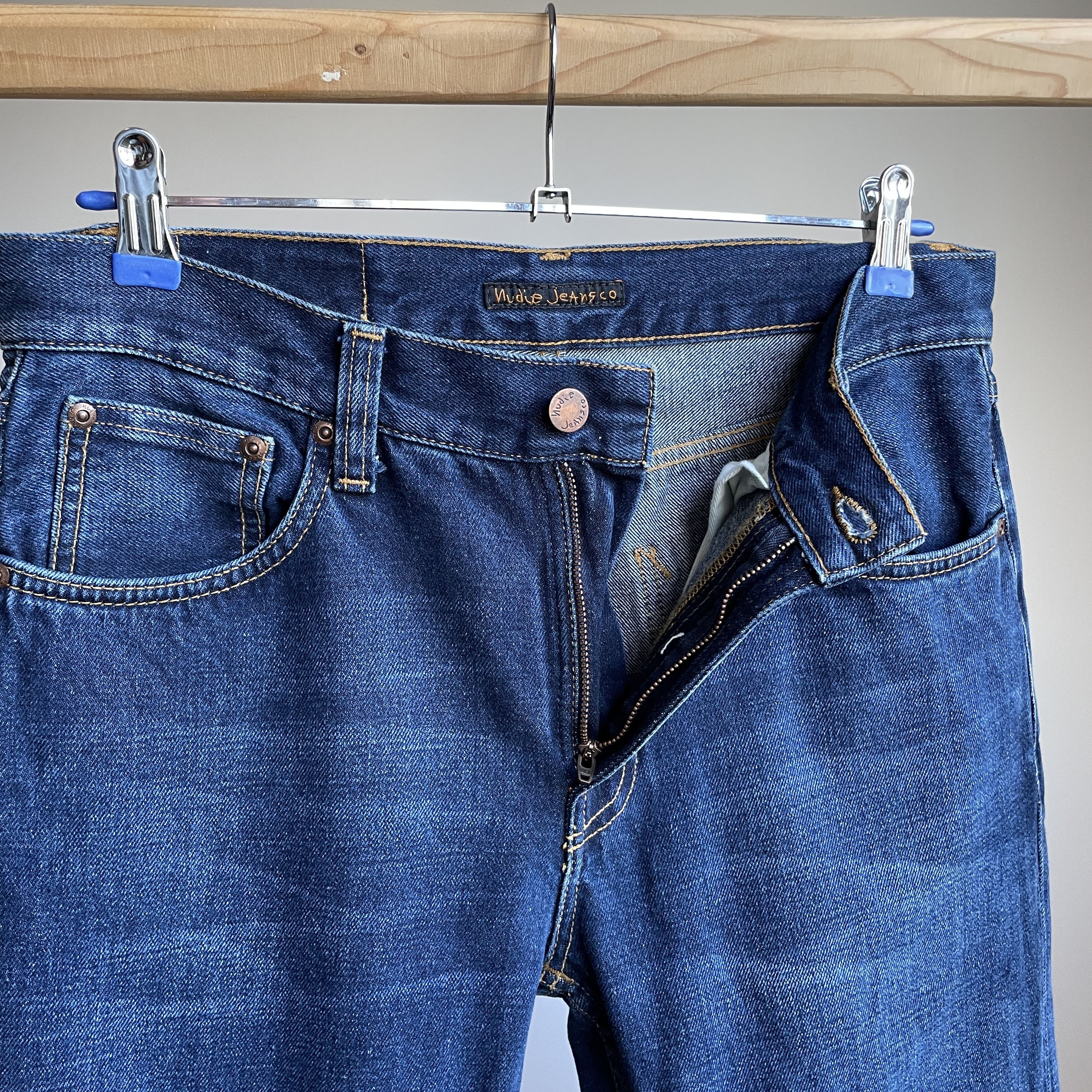 Nudie Jeans Nudie Jeans Gritty Jackson Mutual Worn Denim Size 30x25 Size US 30 / EU 46 - 5 Thumbnail
