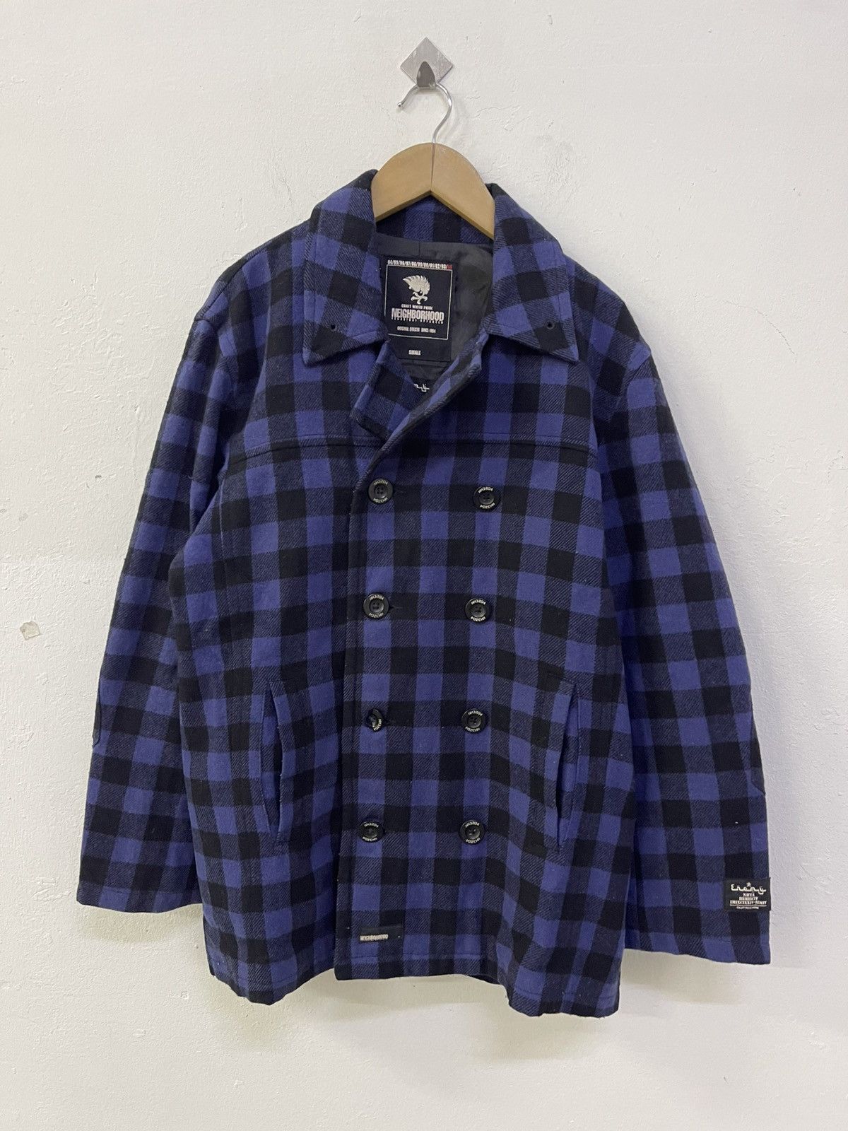 Neighborhood 2004 Neighborhood Enemy Plaid Double Breasted Jacket Size US S / EU 44-46 / 1 - 1 Thumbnail