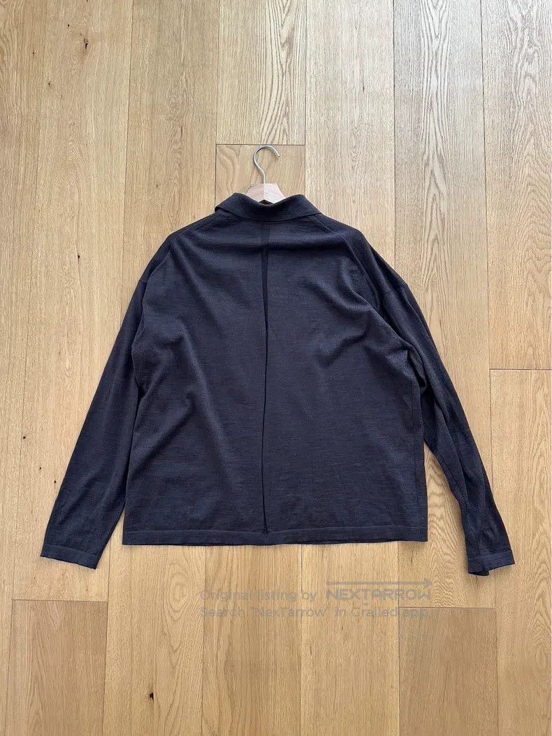 The Row The Row Brown Wool Polo Long Sleeve Size US M / EU 48-50 / 2 - 2 Thumbnail