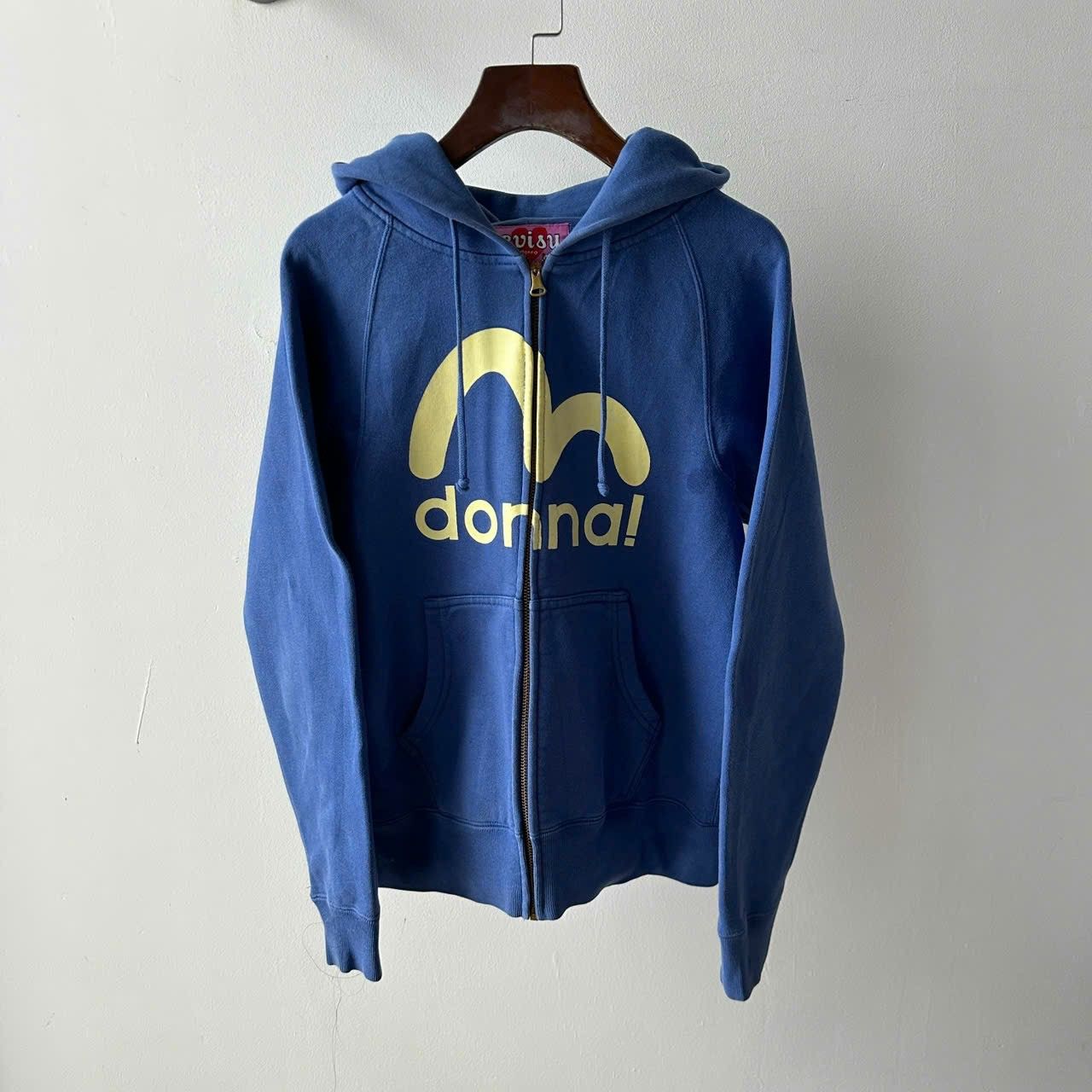 Evisu × Japanese Brand 2000s Evisu Donna Center Logo Hoodir Zip Up Size S / US 4 / IT 40 - 1 Thumbnail