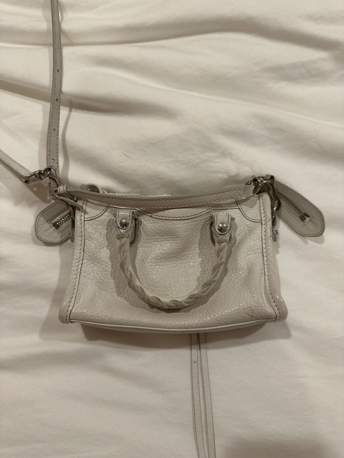 Balenciaga mini white balenciaga bag Size ONE SIZE - 3 Thumbnail