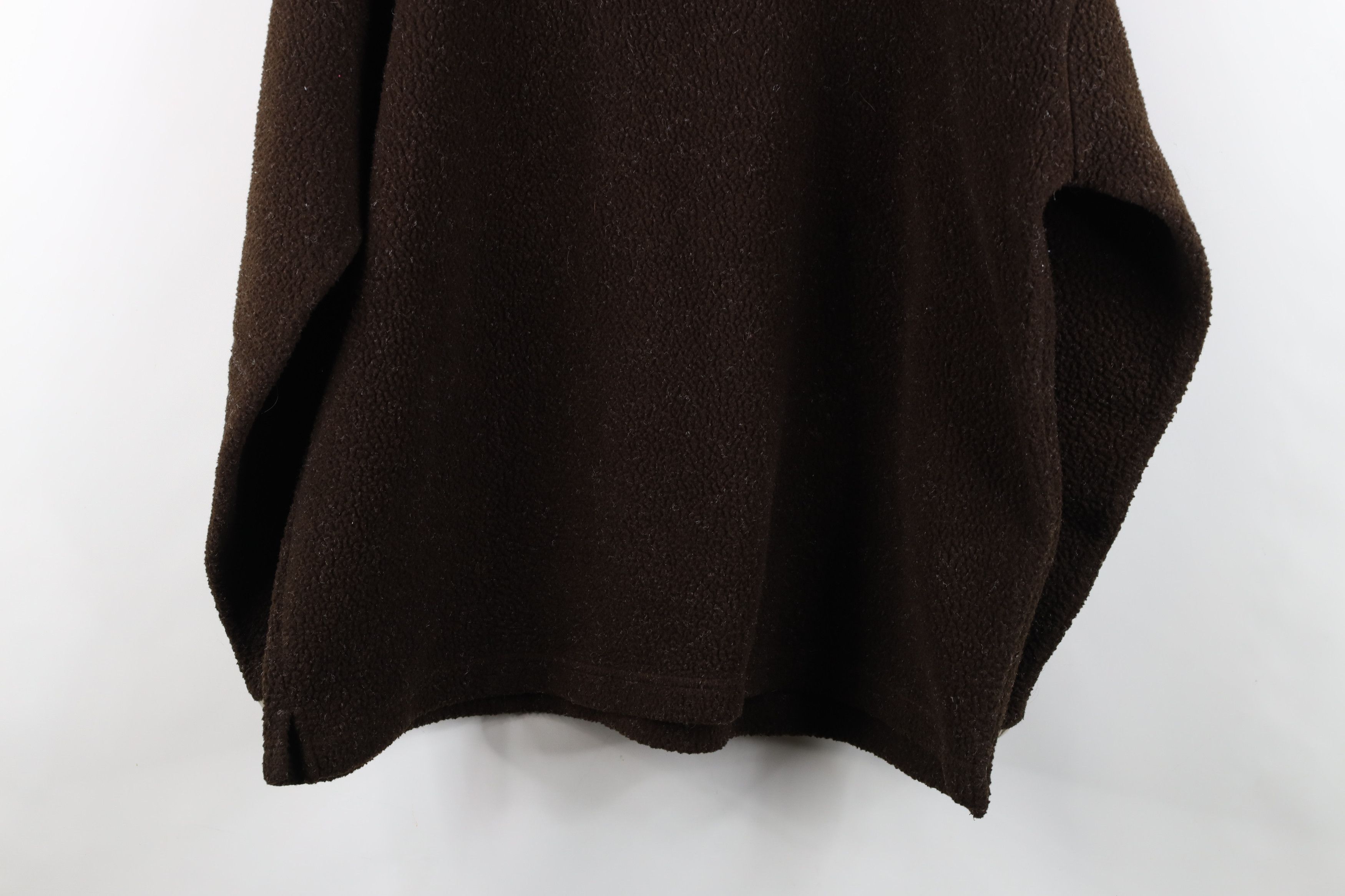 Vintage Vintage 90s Streetwear Fit Deep Pile Fleece Sweater Brown Size US L / EU 52-54 / 3 - 9 Thumbnail