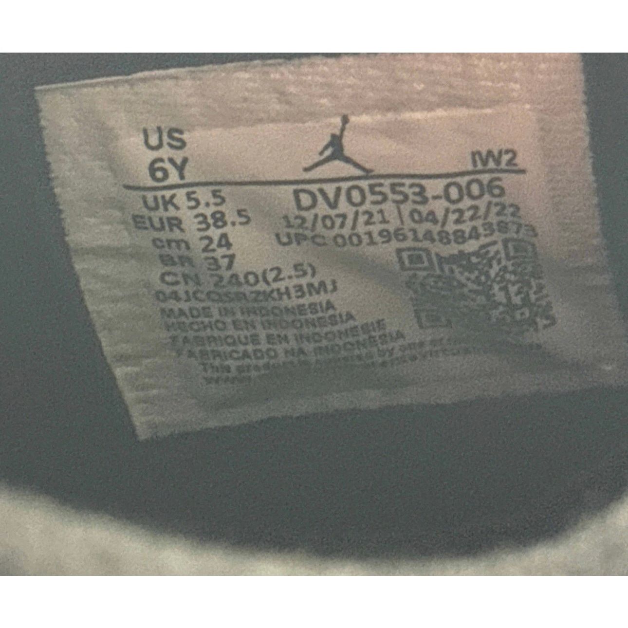 Jordan Brand × Nike Size 6 - Air Jordan 4 Retro SE GS Black Canvas Men's Shoes Size US 6 / EU 39 - 7 Thumbnail