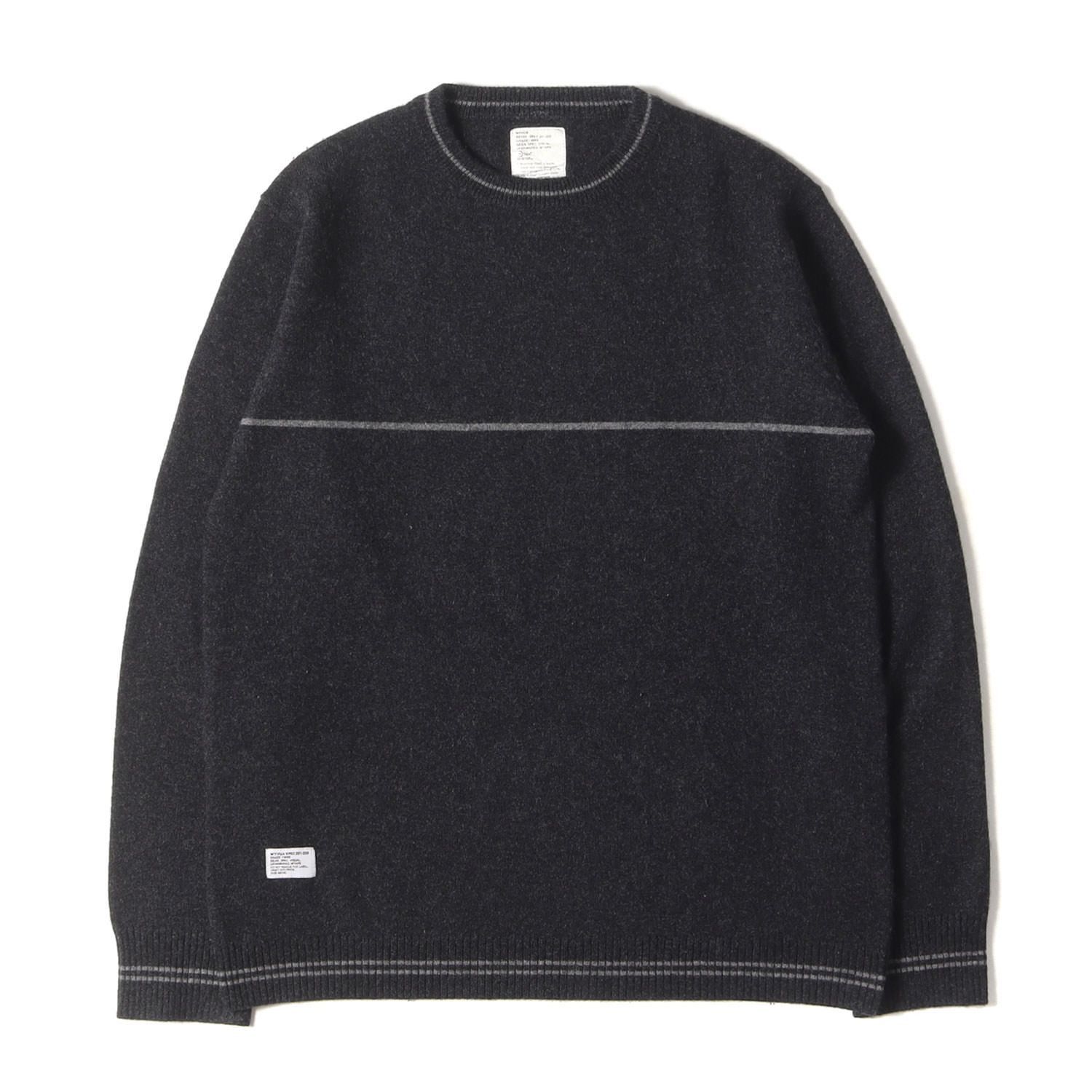 Japanese Brand × Wtaps WTAPS Double Taps Knit Size: M 00s Line Design Cashmere Size US M / EU 48-50 / 2 - 1 Thumbnail