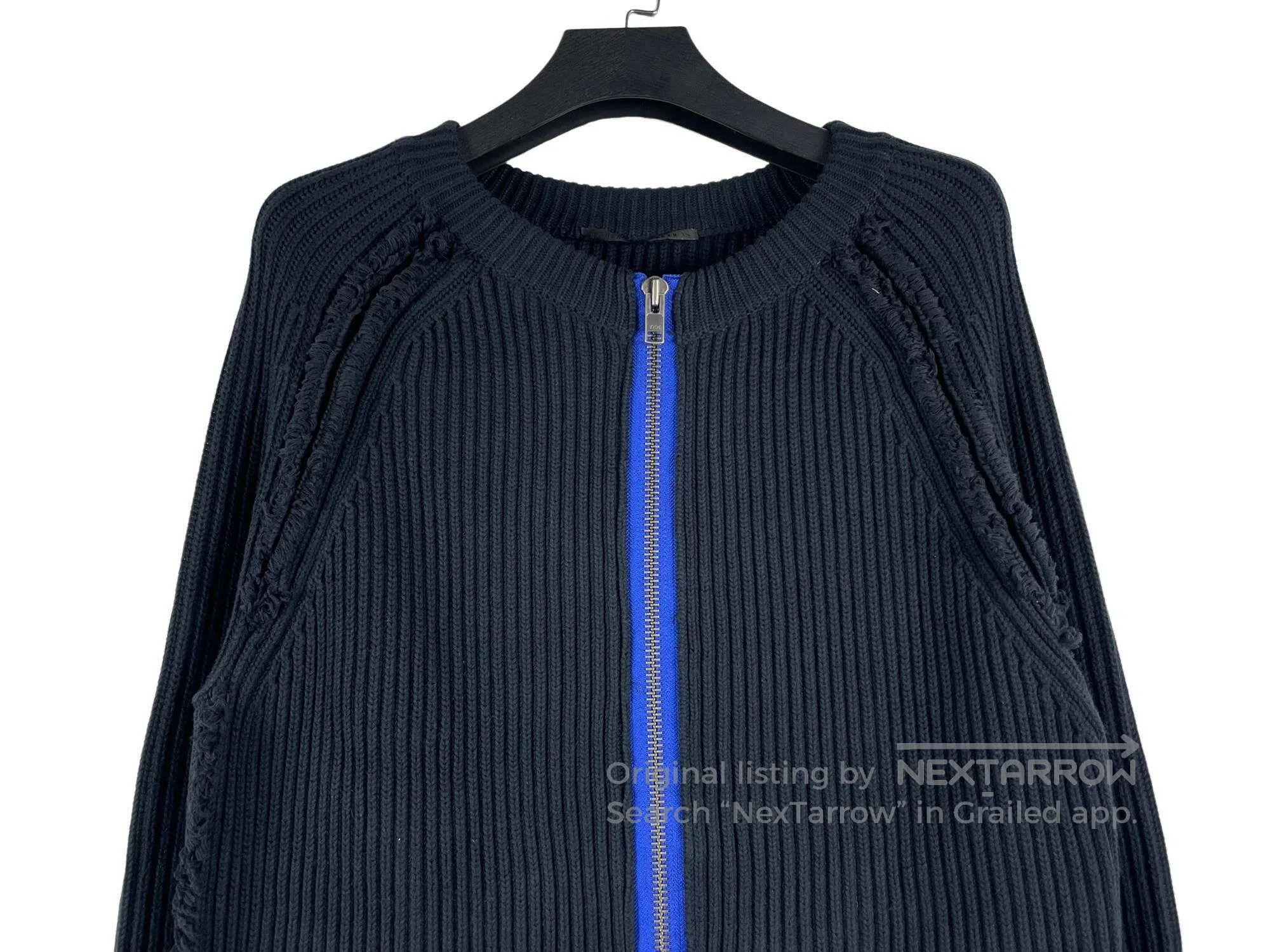Haider Ackermann Haider Ackermann Zipper Destroyed Knit Cardigan Size US XS / EU 42 / 0 - 3 Thumbnail