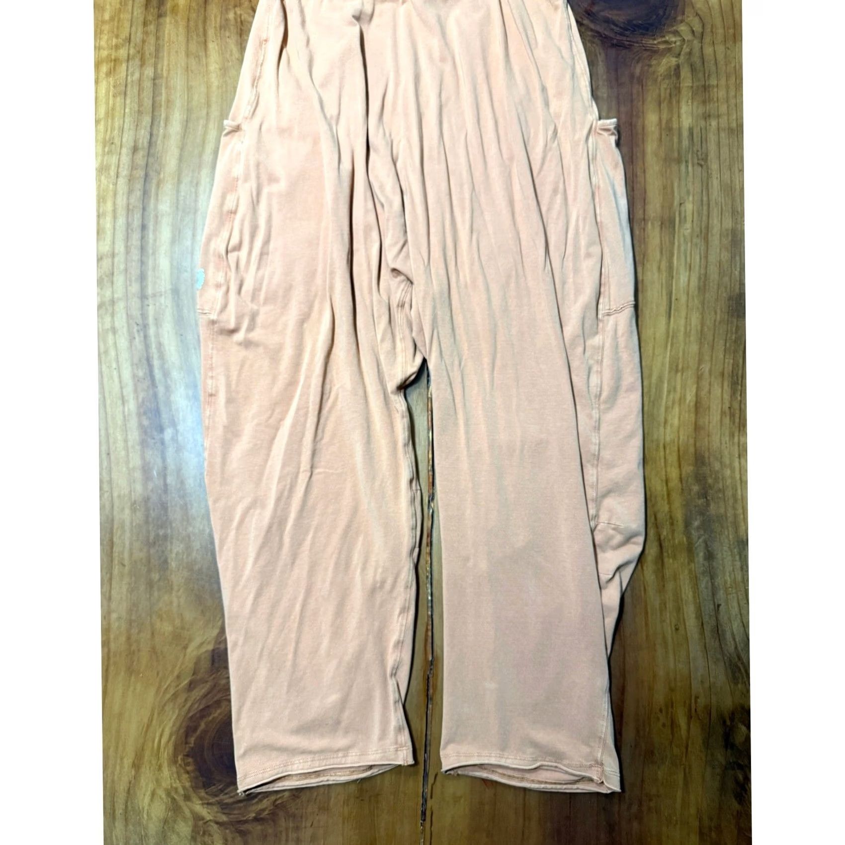 Free People Free People Movement Hot Shot Jumpsuit Cotton Pockets Stretch Orange Small L13 Size 28" / US 6 / IT 42 - 7 Thumbnail