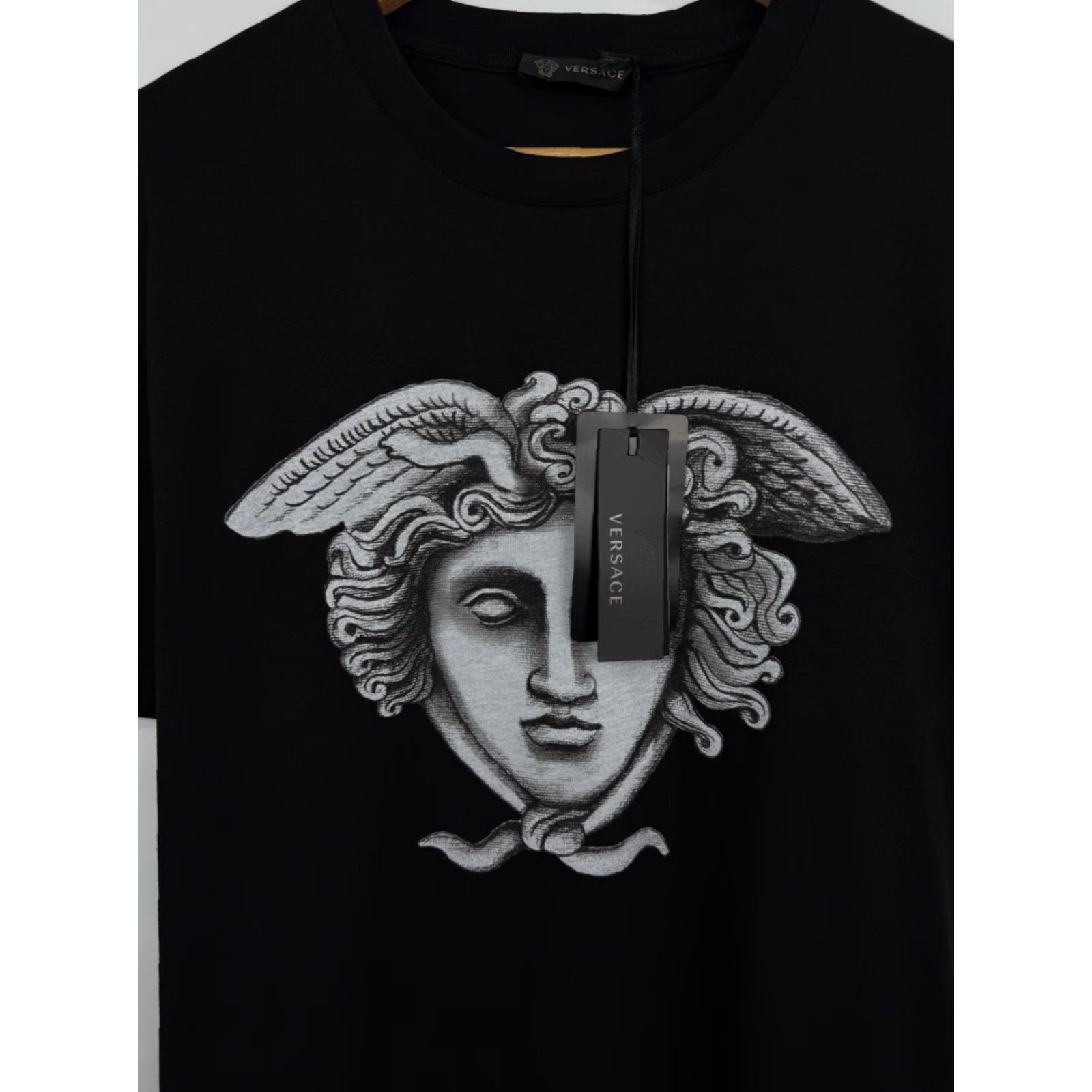 Versace Versace Medusa Portrait T-Shirt Men L Black Size US L / EU 52-54 / 3 - 4 Thumbnail