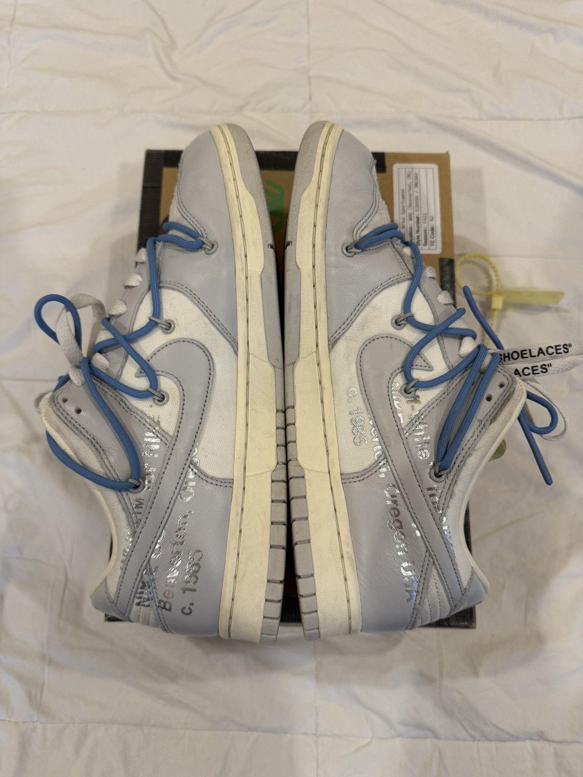 Nike × Off-White Nike Dunk Low Off-White Lot 5 size 11 Size US 11 / EU 44 - 5 Thumbnail