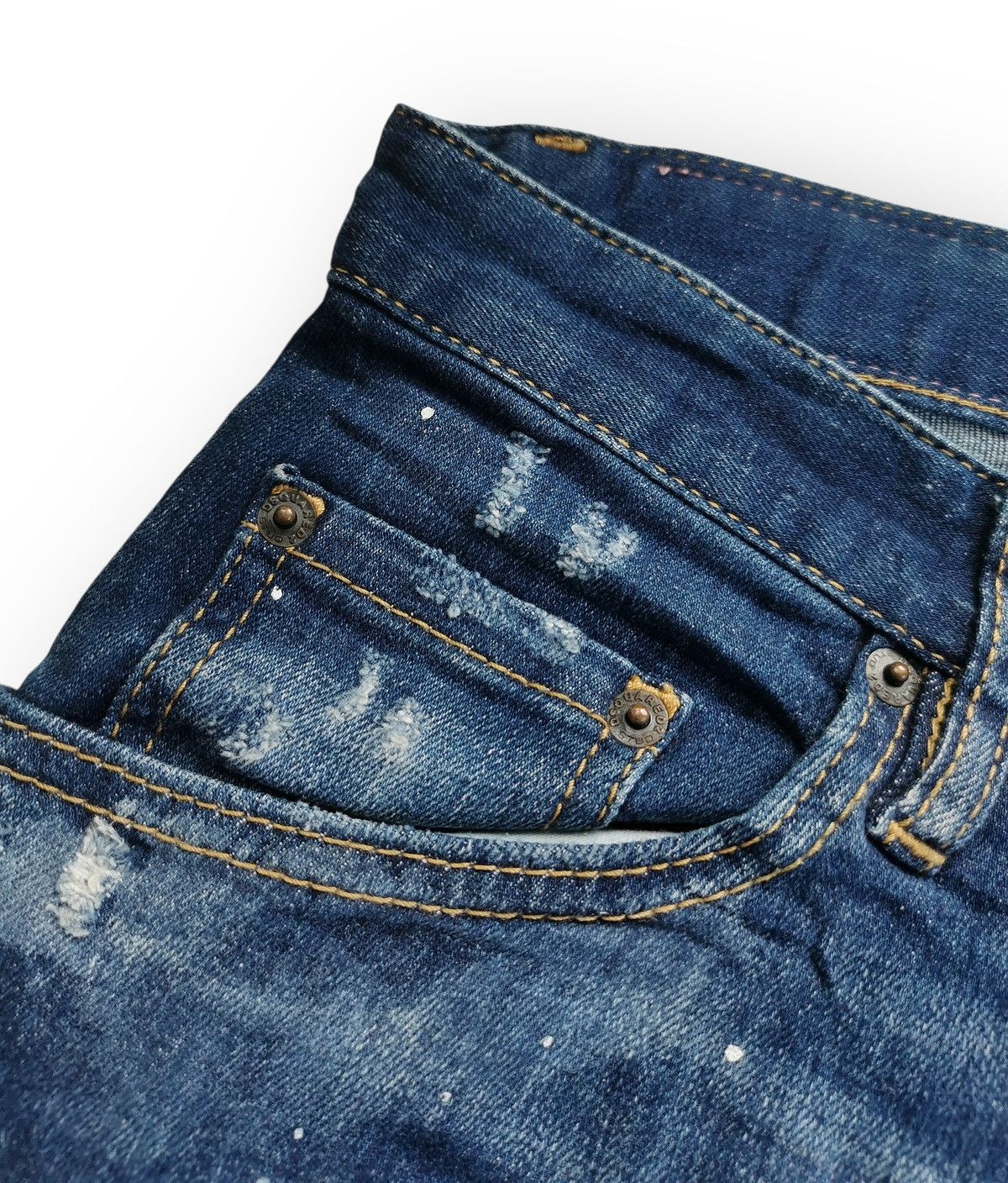 Dsquared2 Dsquared2 Distressed Denim Jeans 🔹Size 33”x29”🔸 Size US 33 - 9 Thumbnail