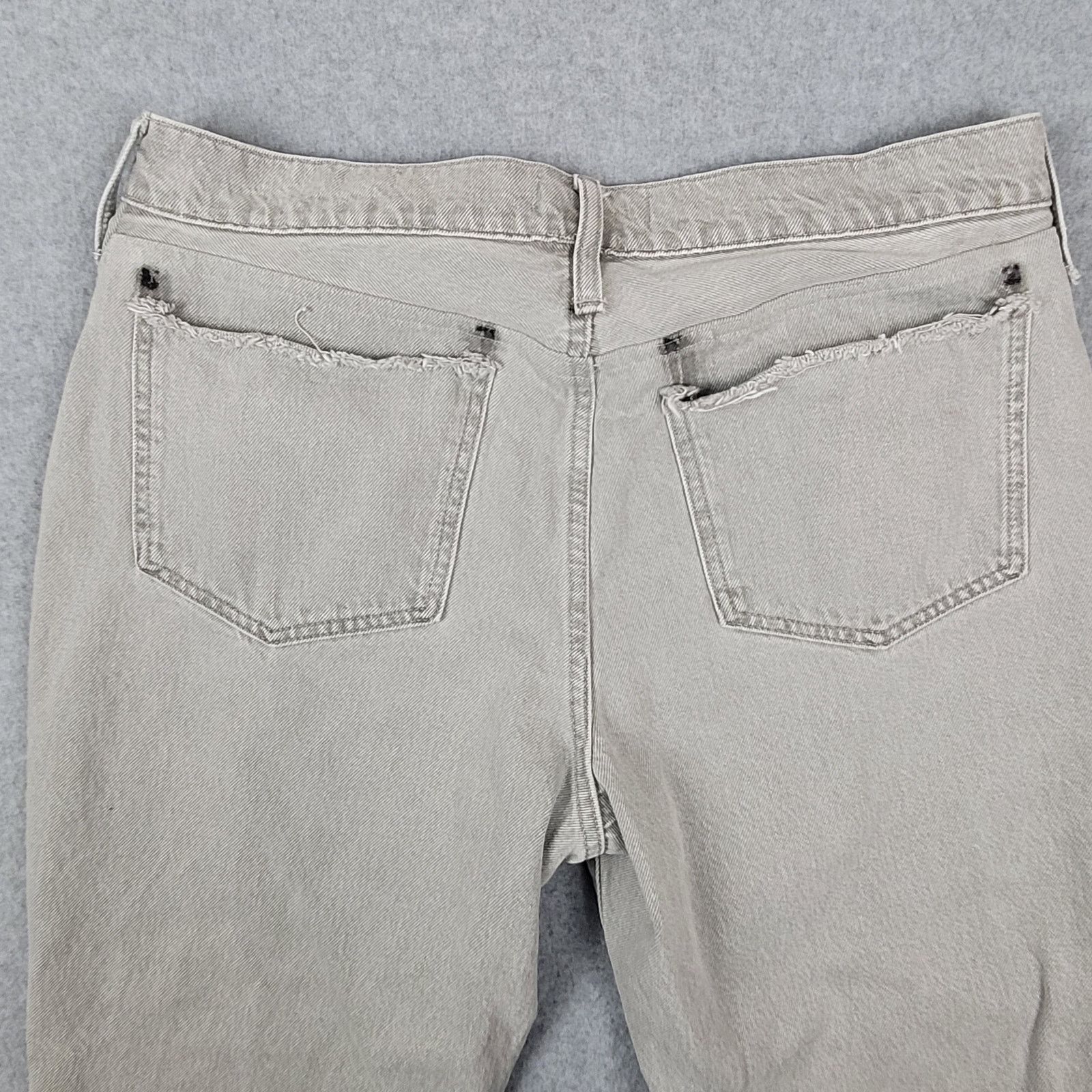 Madewell Madewell 32x26 Perfect Vintage Gray Back Pocket Distressed Size 32" / US 10 / IT 46 - 5 Thumbnail