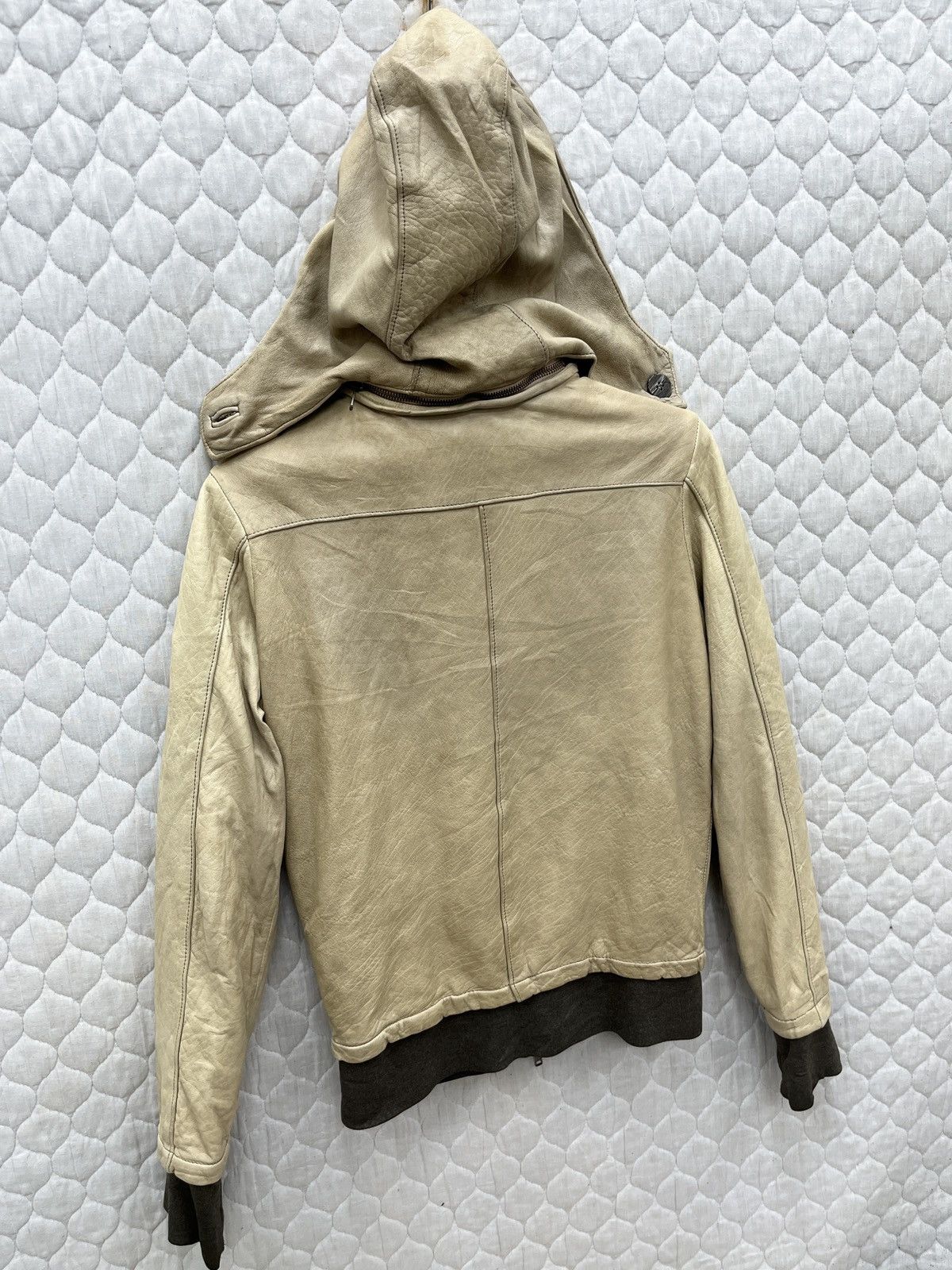 Giorgio Brato 🔥🔥🔥STEALS GIORGIO BRATO LEATHER JACKET DETACHABLE HOODIE Size XS / US 0-2 / IT 36-38 - 7 Thumbnail