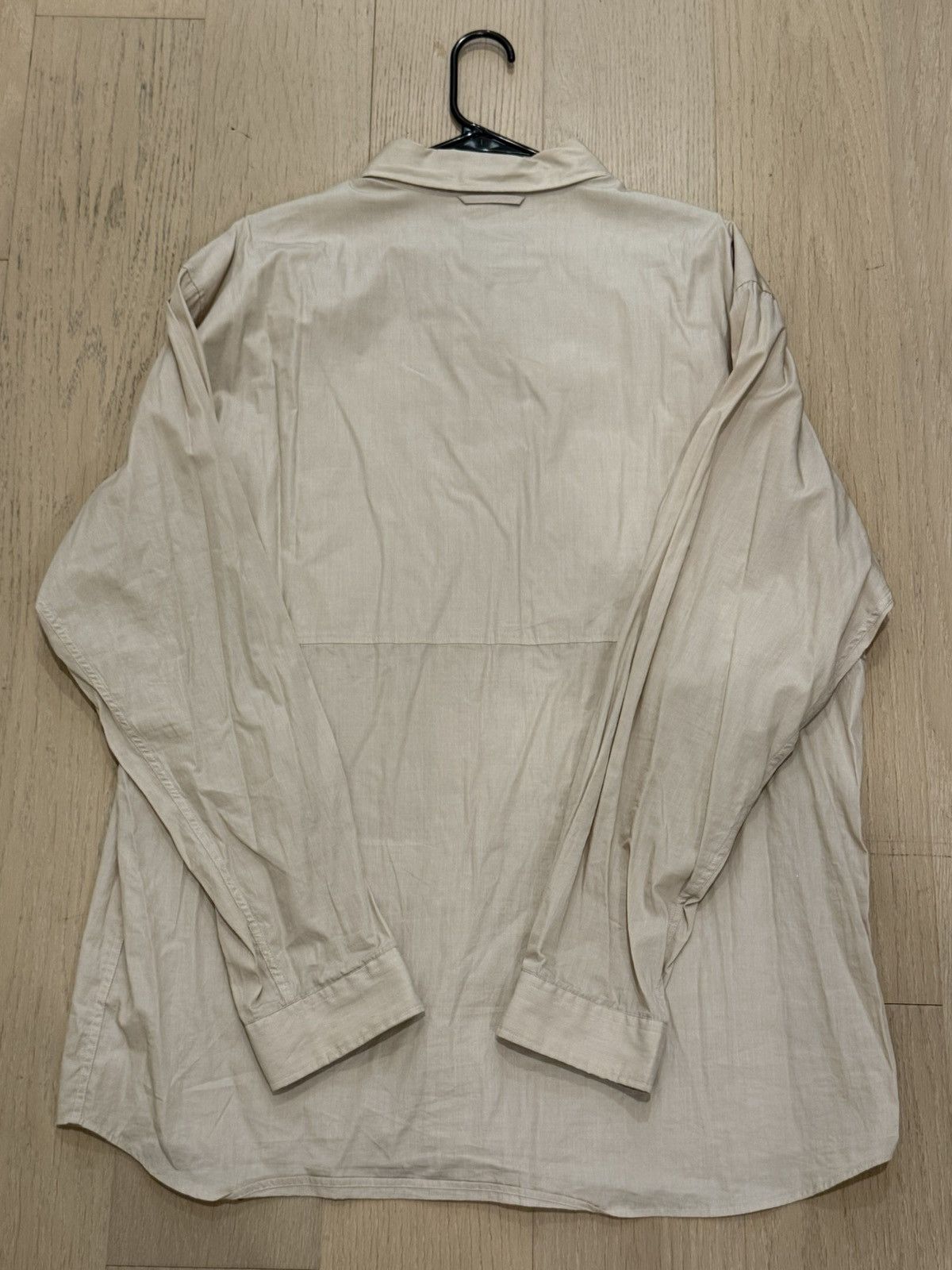 Document Document Double Pocket Oversized Beige Shirt Size US XL / EU 56 / 4 - 2 Thumbnail